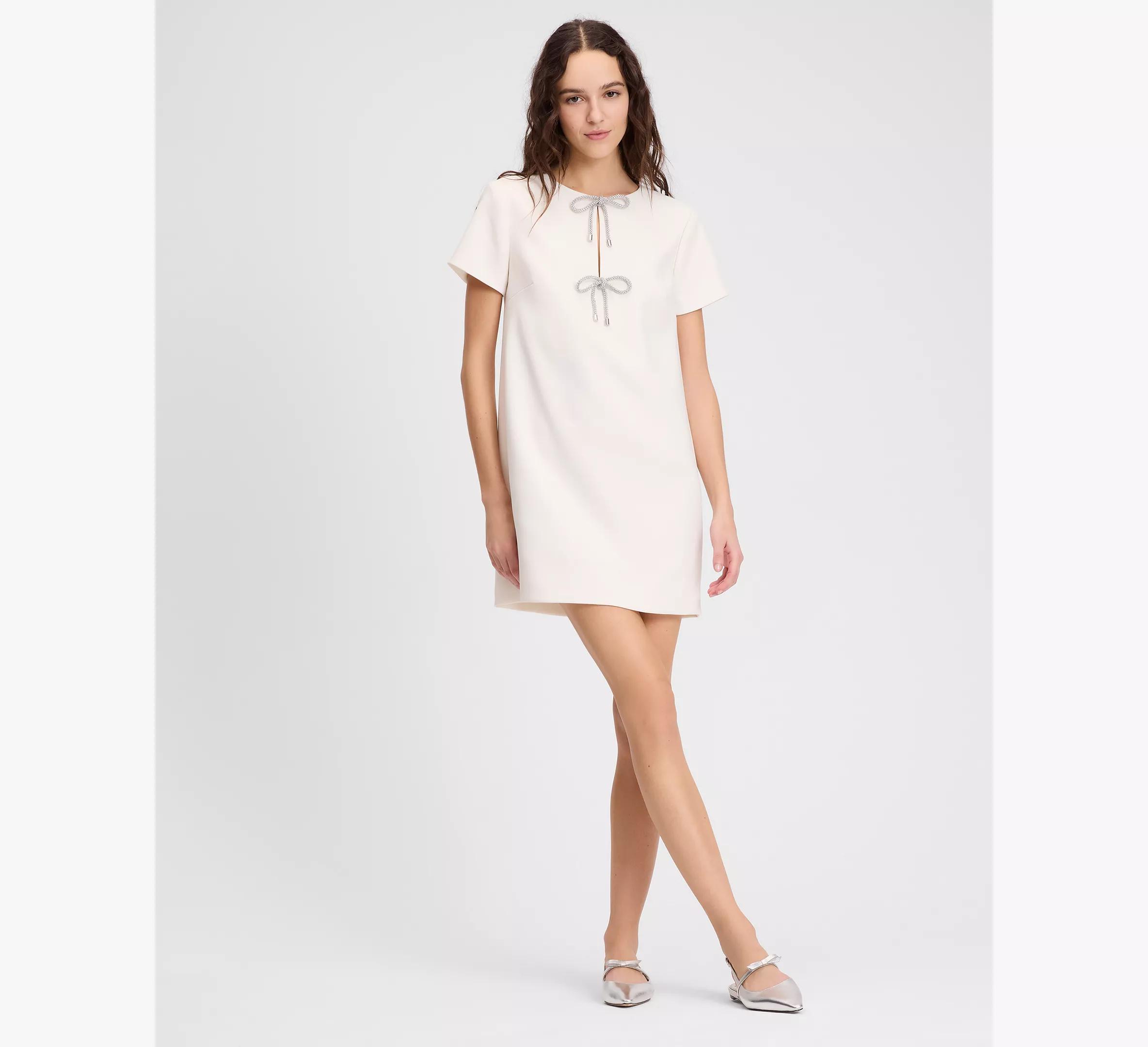 Rhinestone Bow Dress Product Image