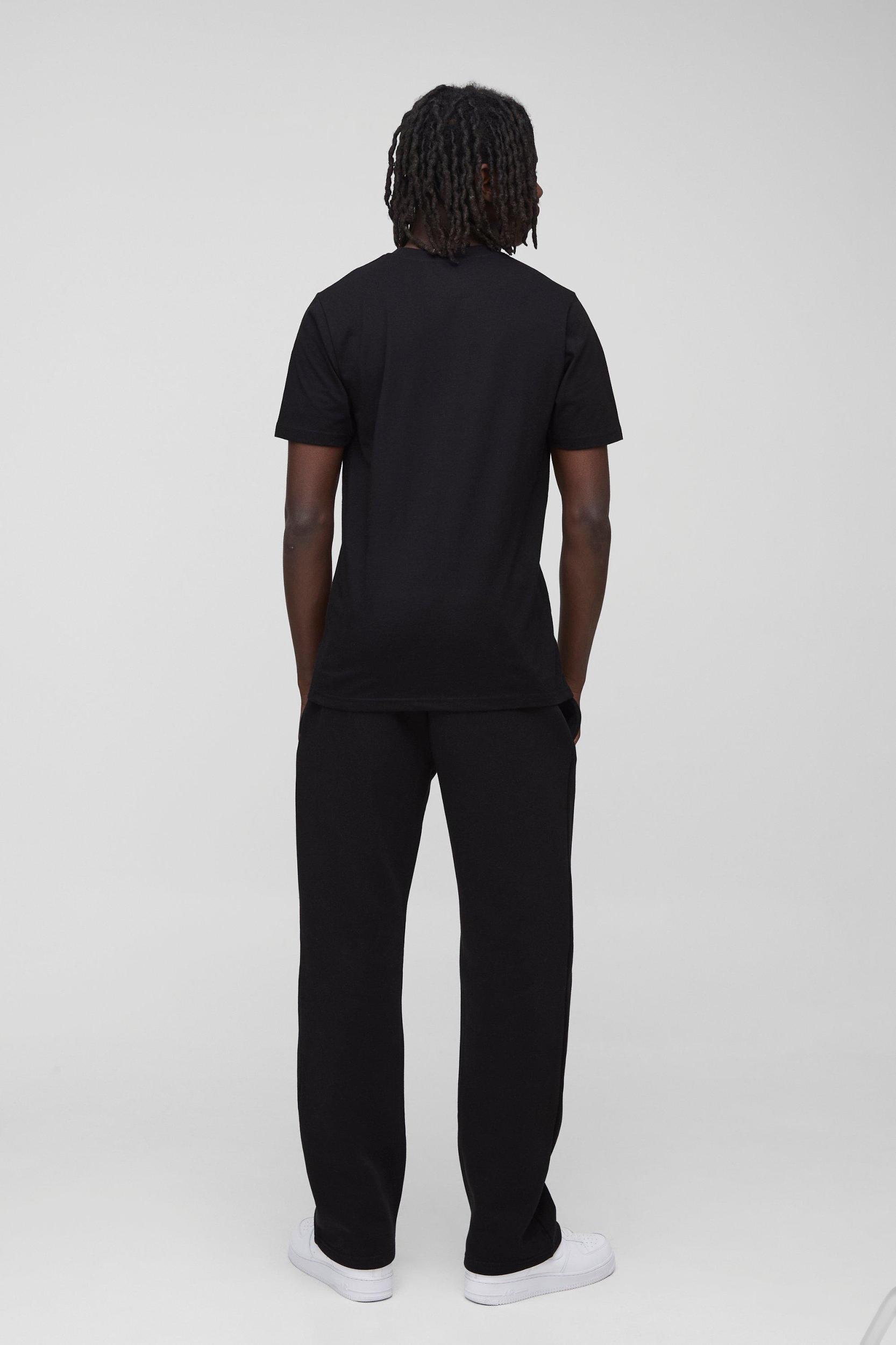 Basic Slim Fit Crew Neck T-Shirt | boohooMAN USA Product Image