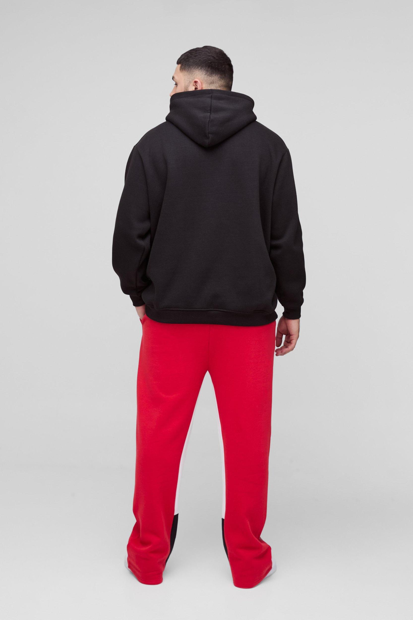 Plus Limited Print Flared Gusset Sweatpants | boohooMAN USA Product Image