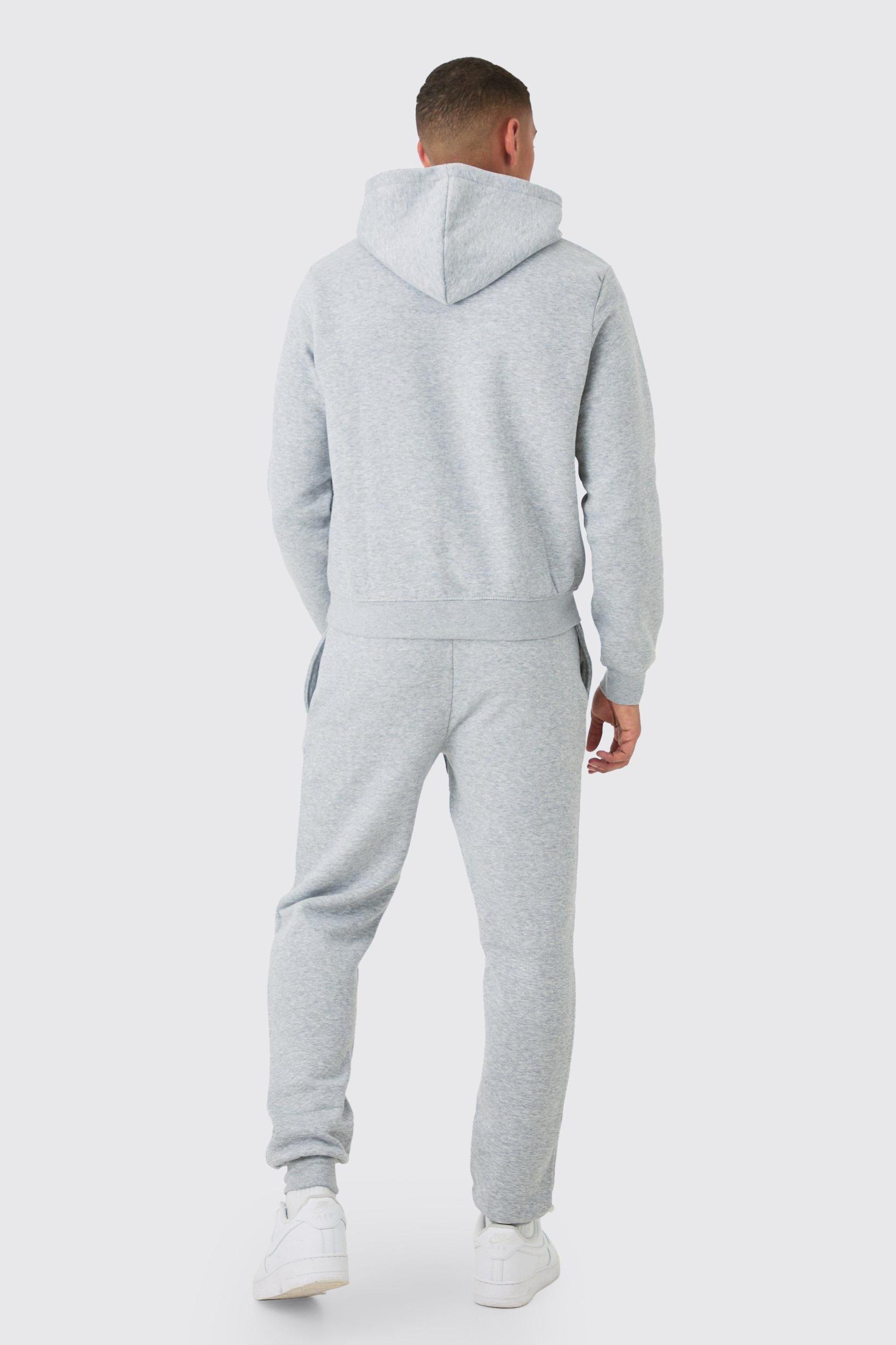 Man Signature Boxy Hooded Tracksuit | boohooMAN USA Product Image