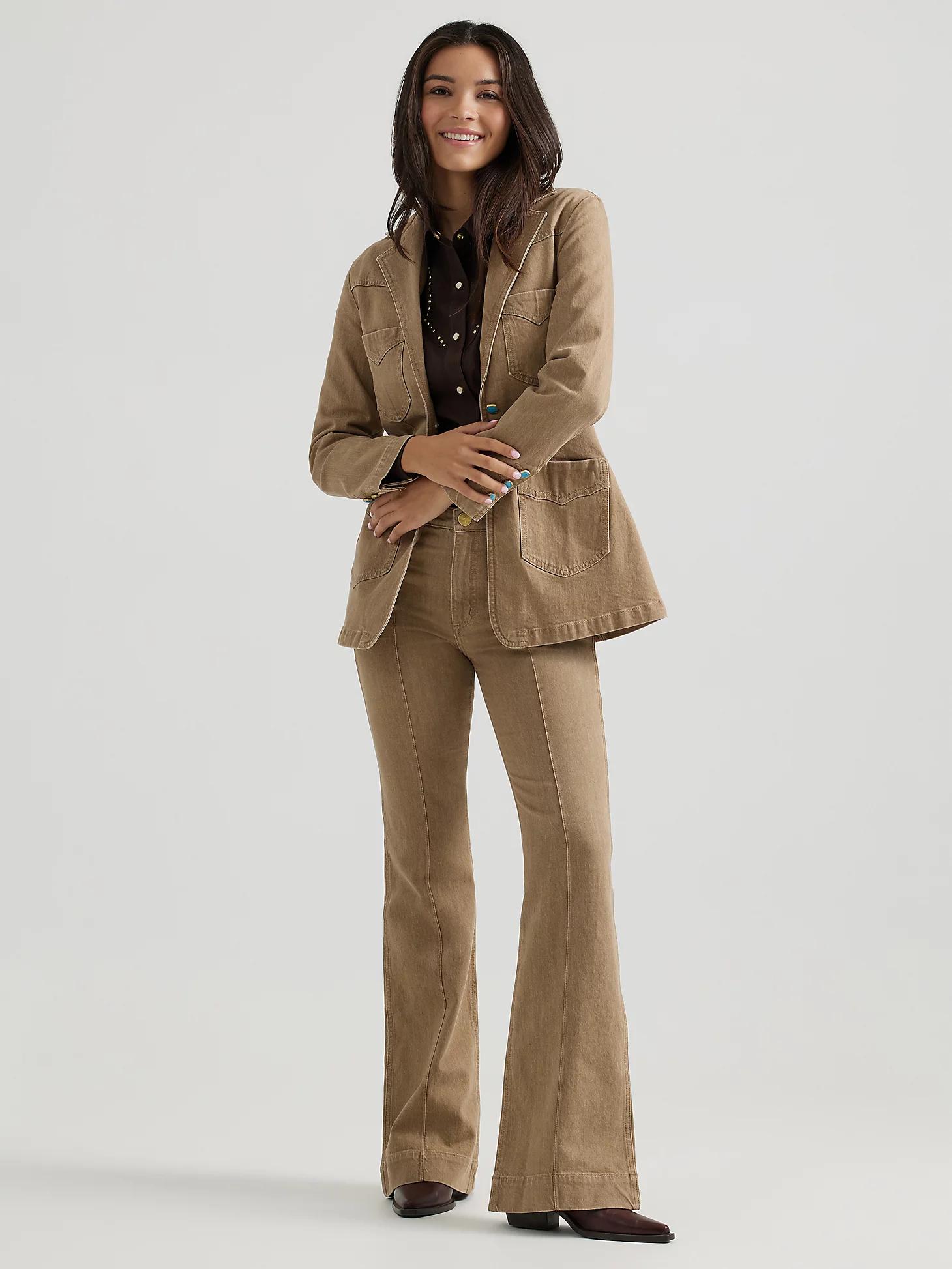 Wrangler® x Yellow Rose by Kendra Scott Fitted Blazer | Women's JACKETS & OUTERWEAR | Wrangler® Product Image