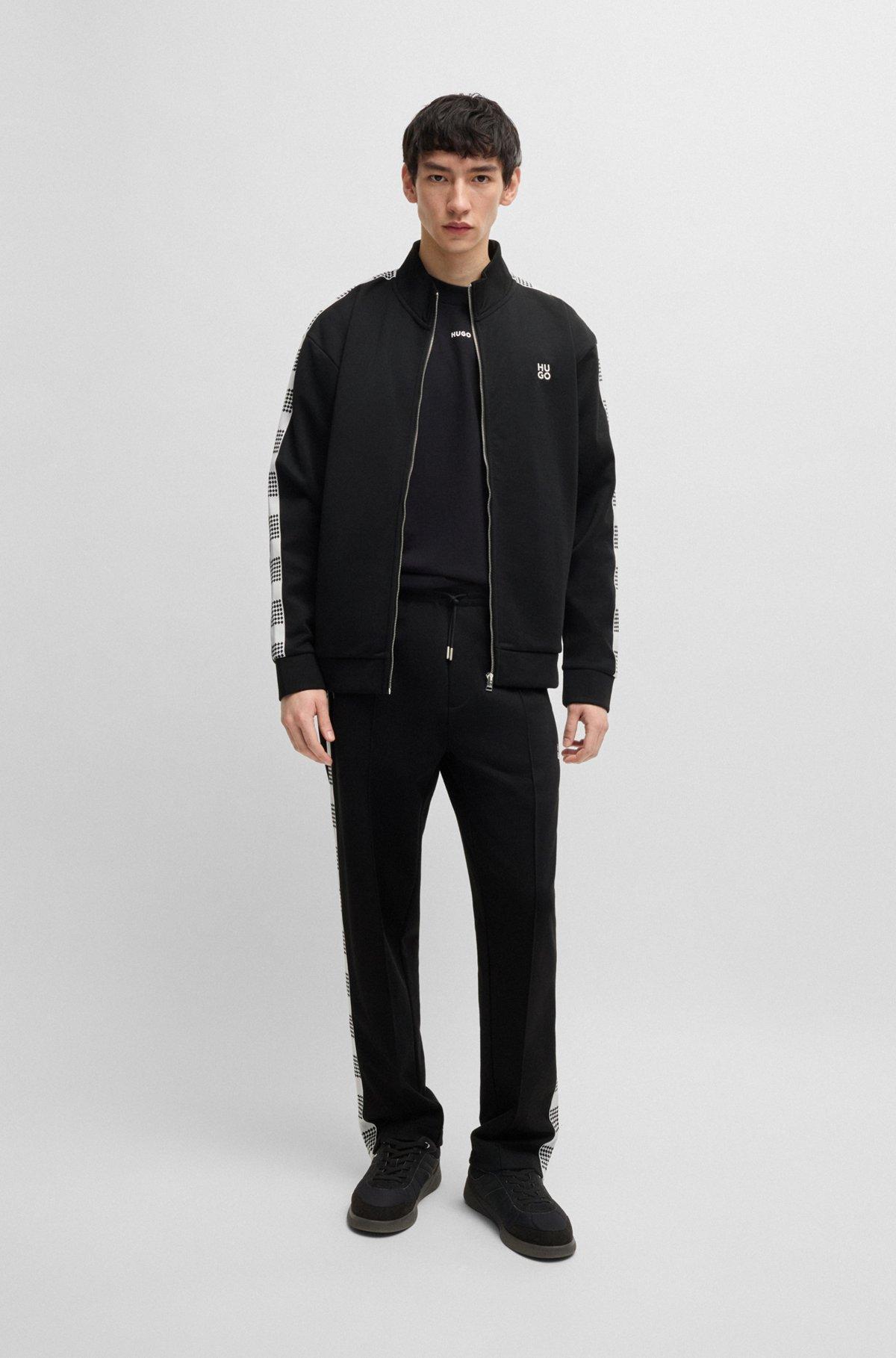 Sweatshirt with checked tape Product Image