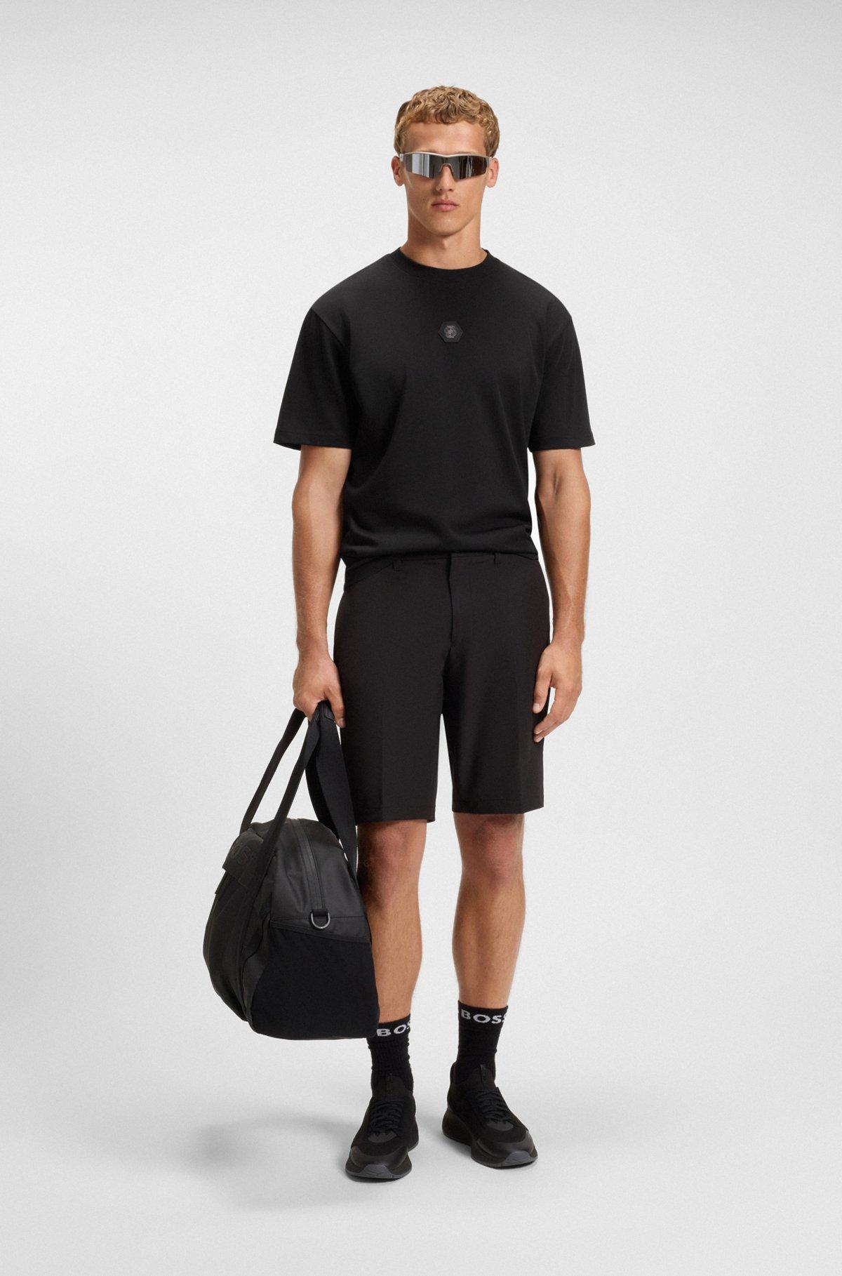 Cotton-jersey T-shirt with Double B monogram Product Image