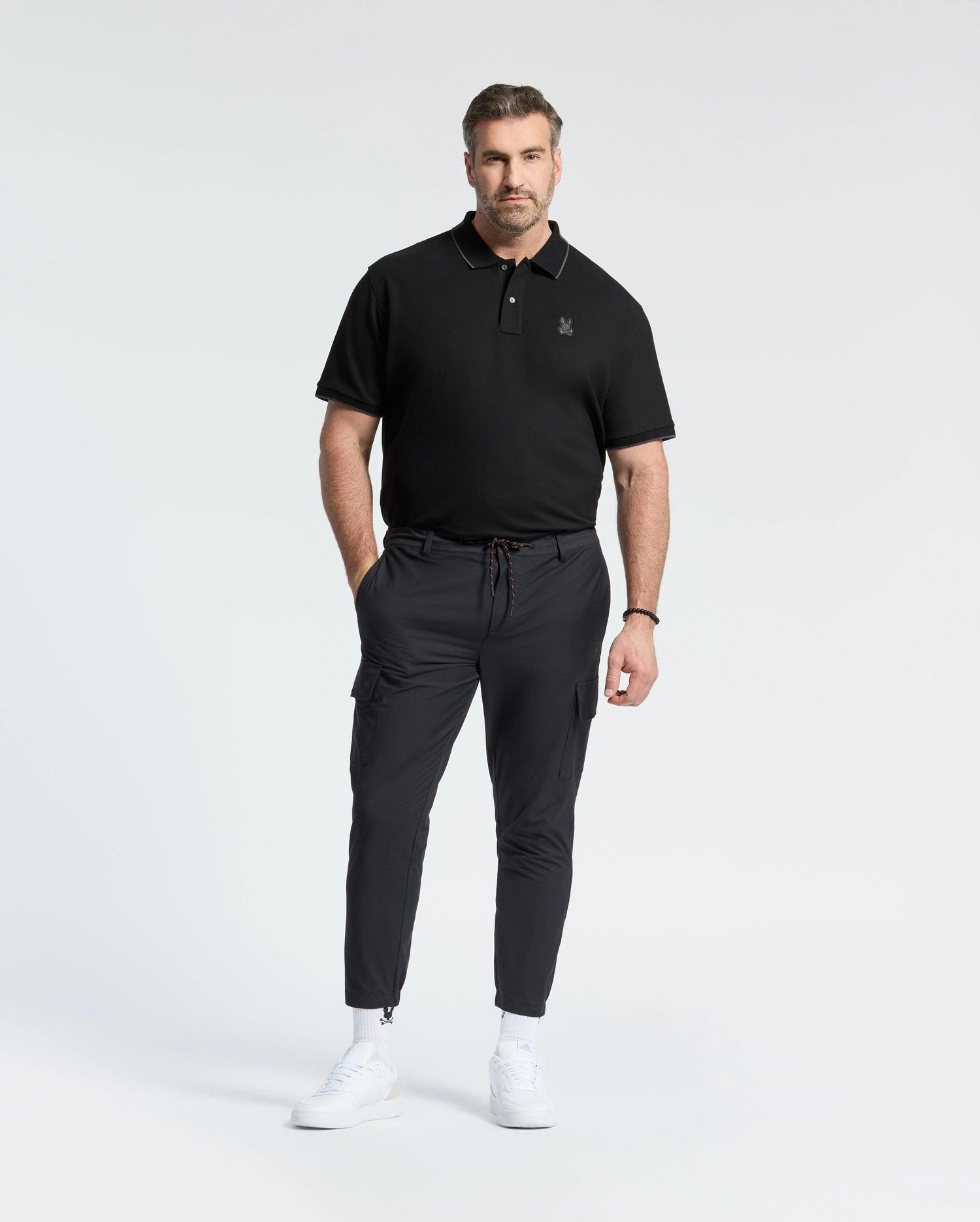 MENS BIG AND TALL NEW CASTLE PIQUE POLO - B9K487F200 Product Image