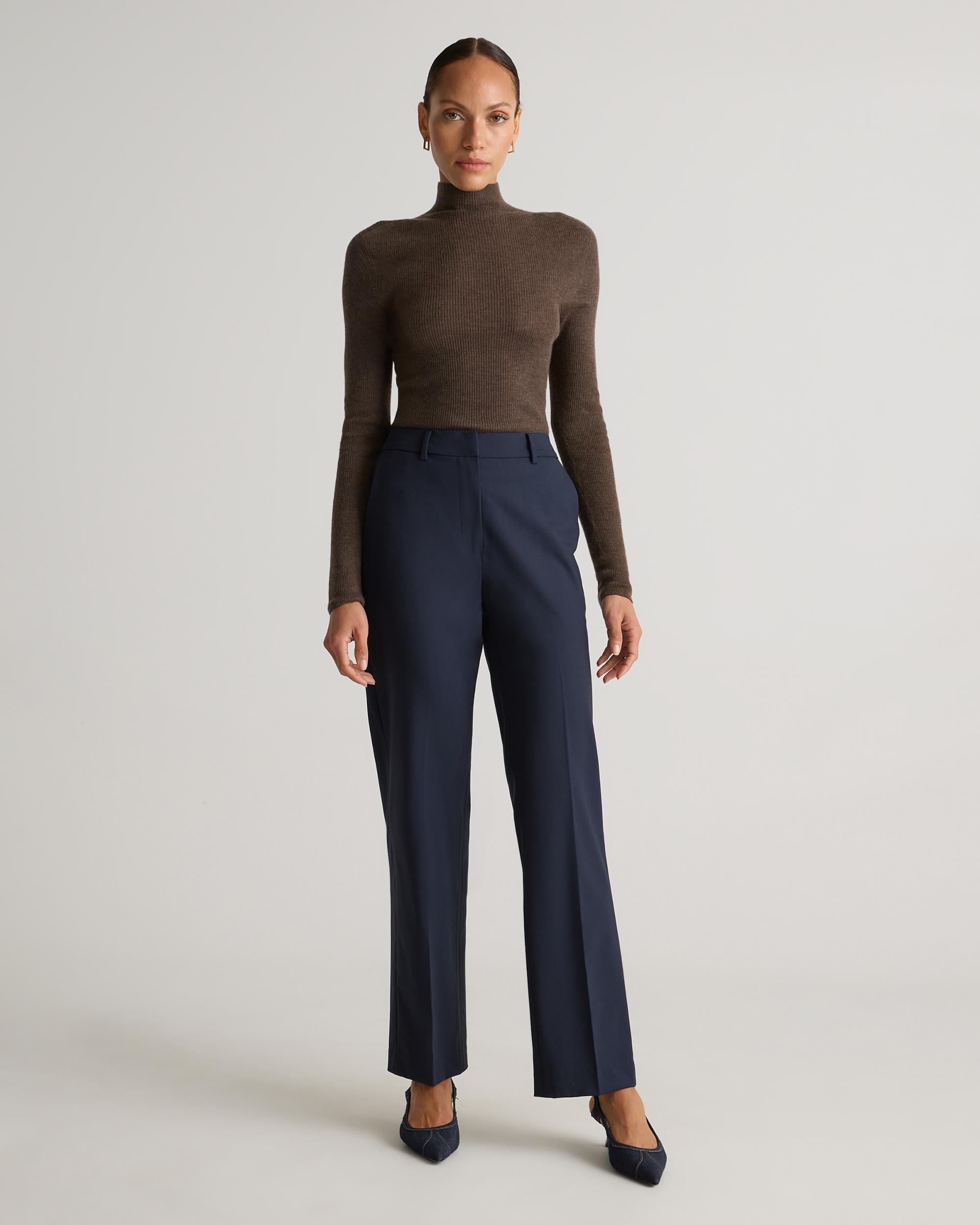 Quince | Women's Italian Wool Straight Leg Pants Product Image