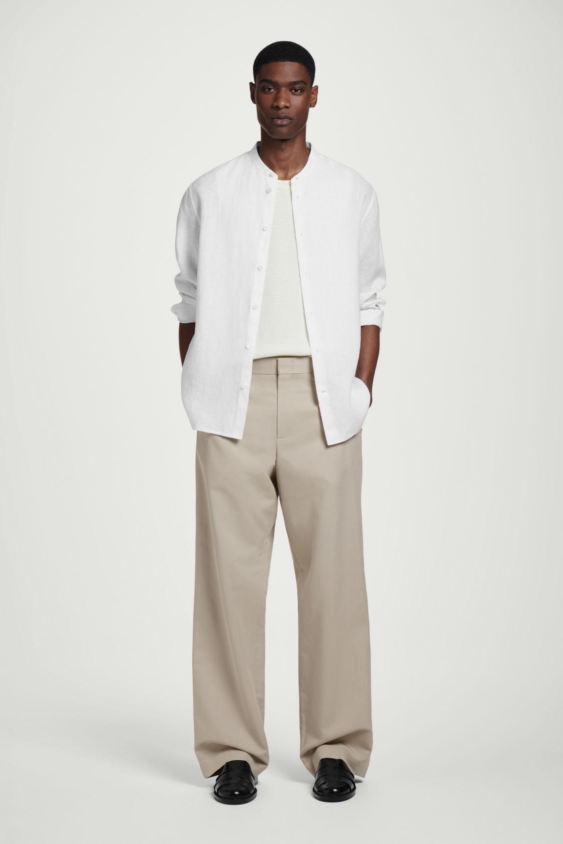 TEXTURED KNITTED COTTON TANK TOP Product Image