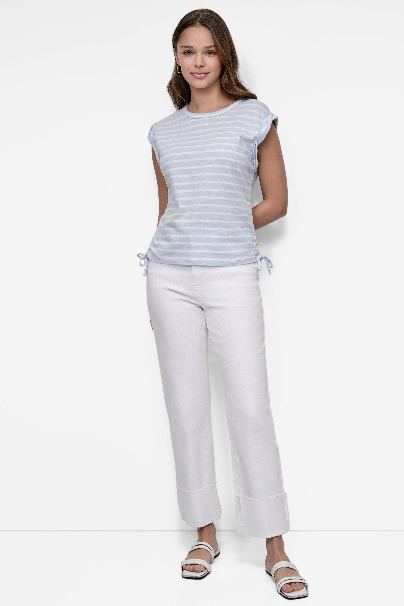 RUCHED SIDE-TIE TEE Product Image
