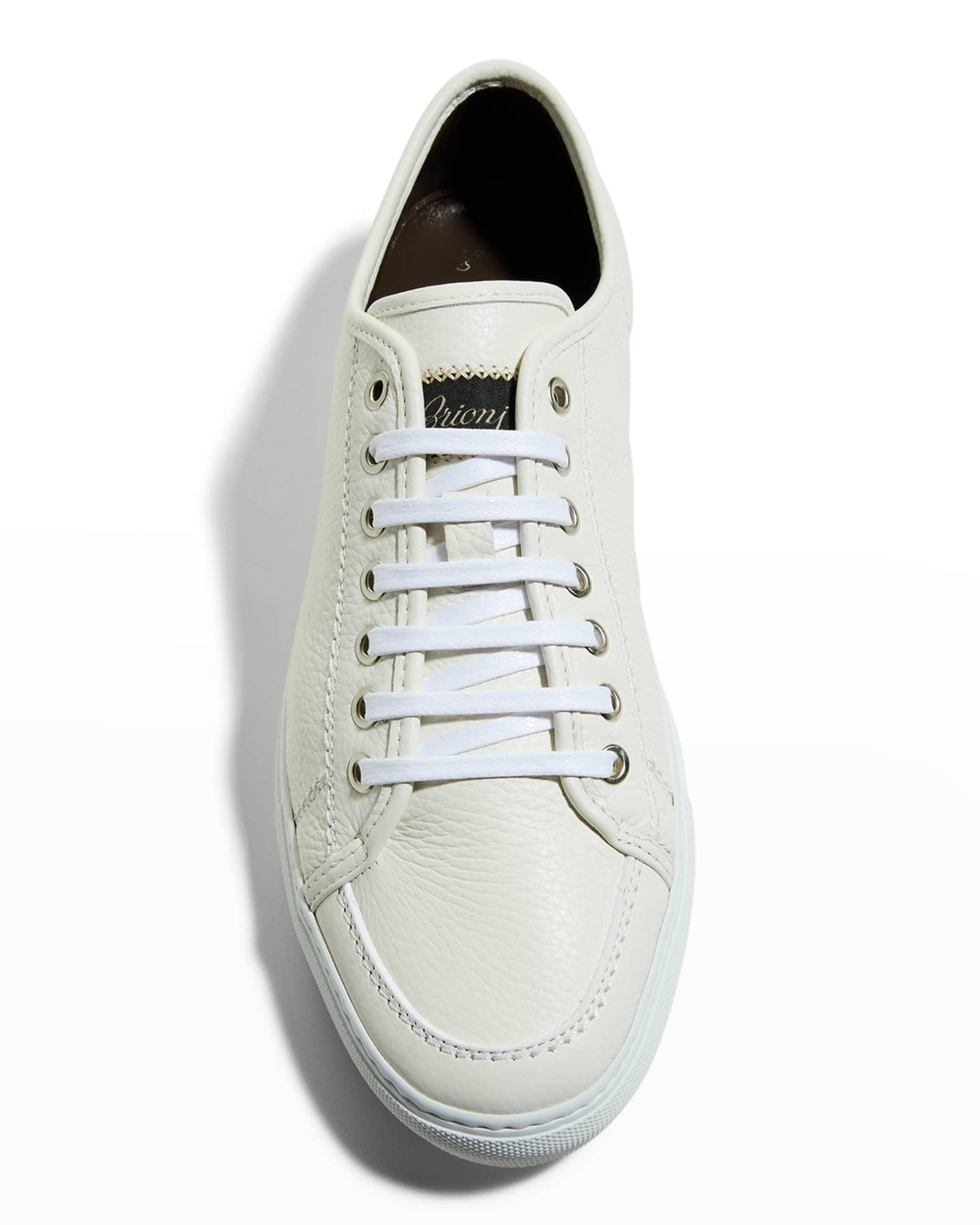Men's Leather Low-Top Sneakers Product Image