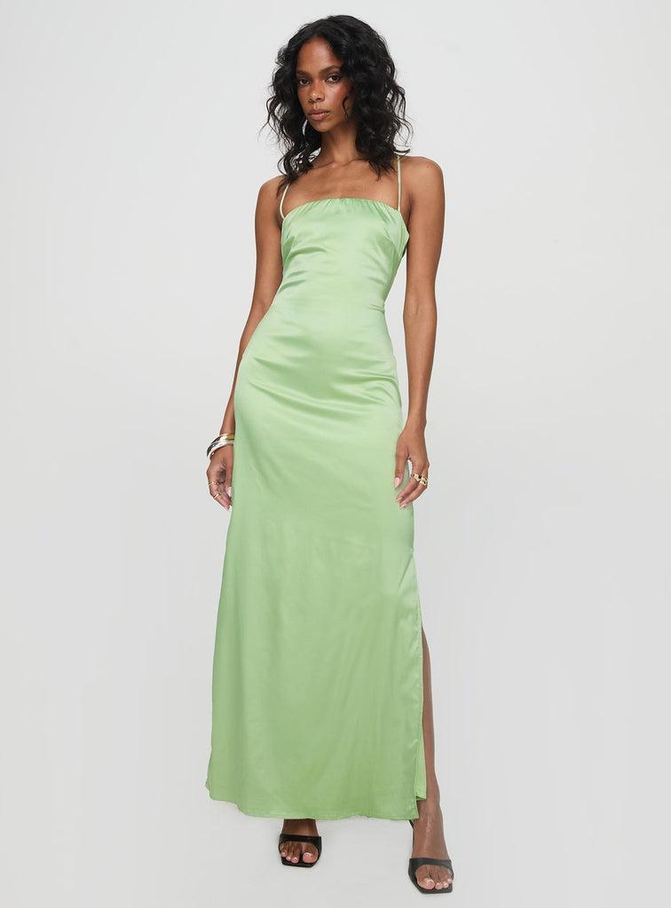 Roselyn Maxi Dress Sage Product Image
