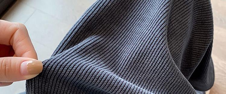 Maternity High Rise Plain Fleece-Lined Loose Fit Pants Product Image