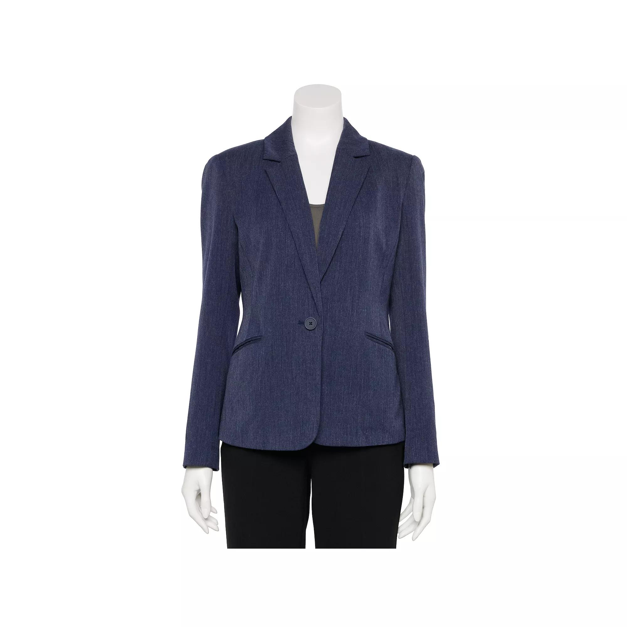 Women's Nine West Adaptive Classic Single Button Blazer,  Product Image
