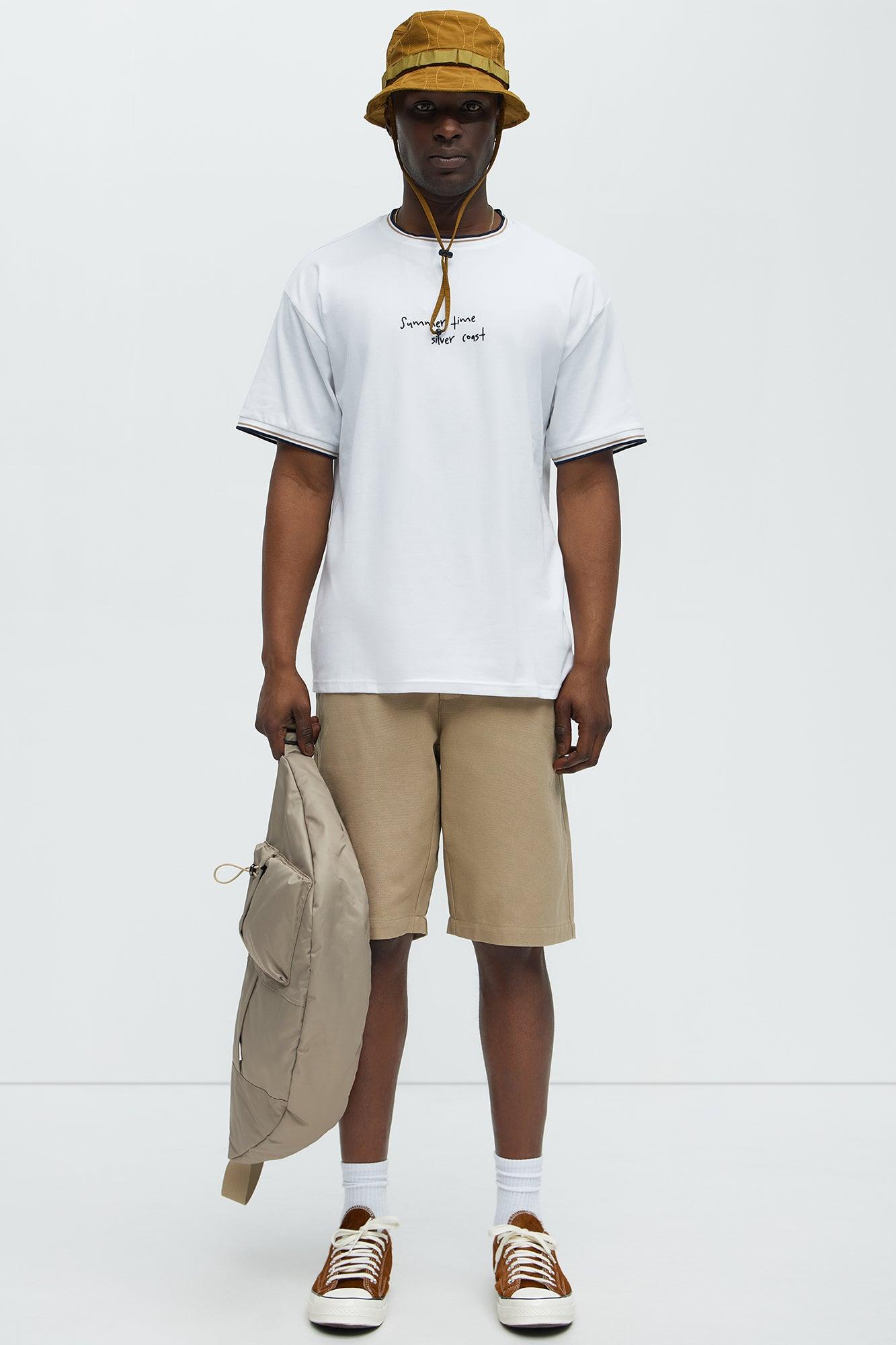 Contrary Short Sleeve Tee - White Product Image