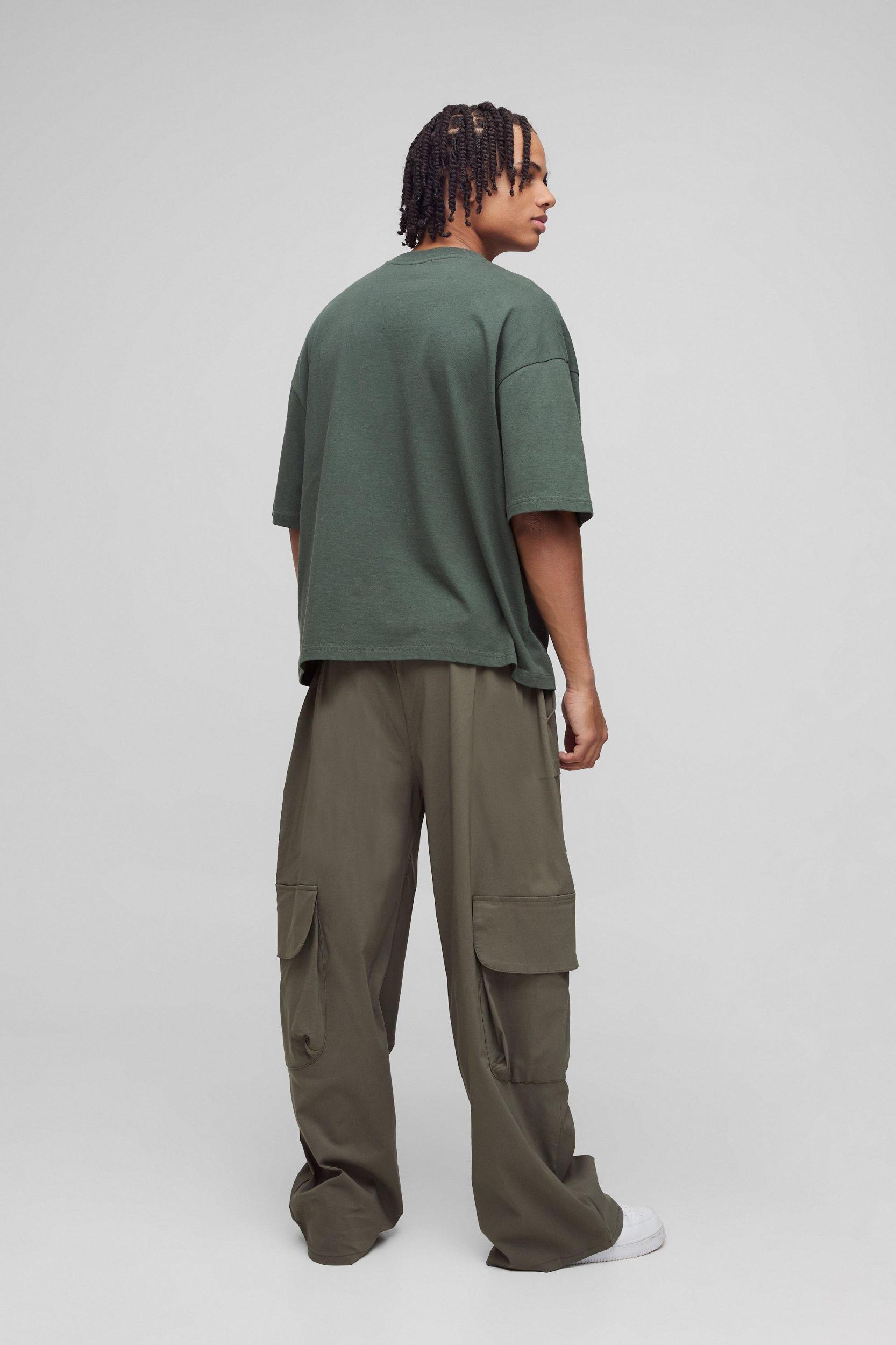 Parachute Bengaline Cargo Pants | boohooMAN USA Product Image