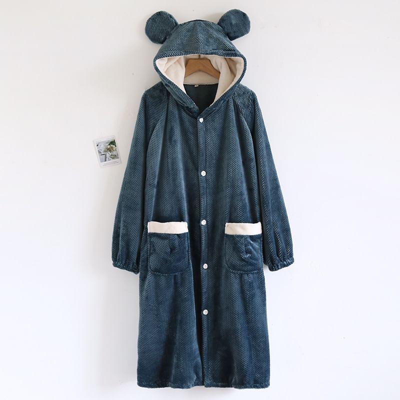 Couple Matching Hooded Pajama Robe (Various Designs) Product Image