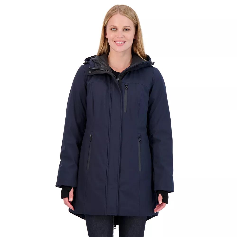 Women's Sebby Collection Hooded Heavyweight Jacket,  Product Image