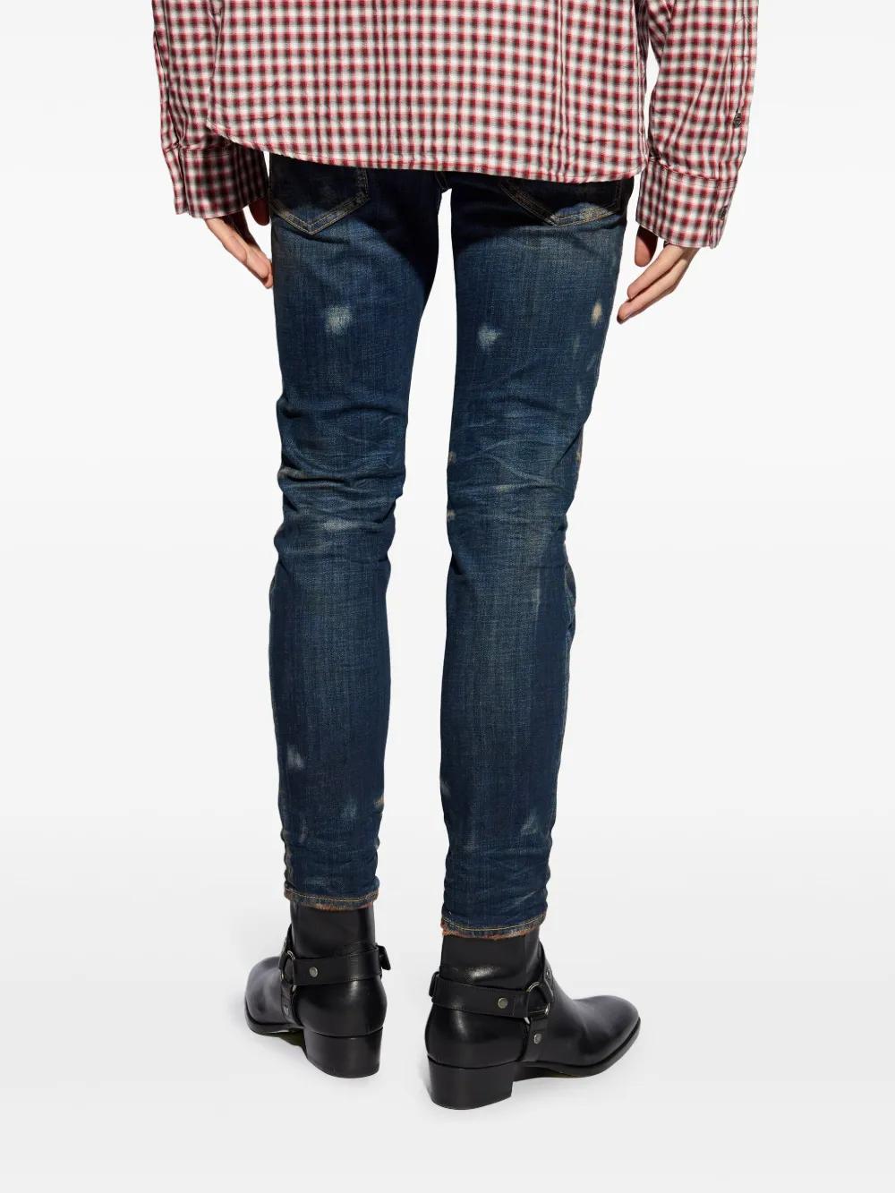 Skater distressed skinny jeans Product Image