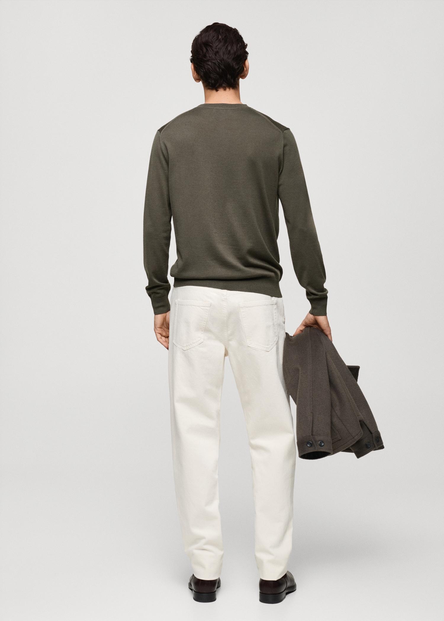 100% merino wool sweater - Men | MANGO USA Product Image