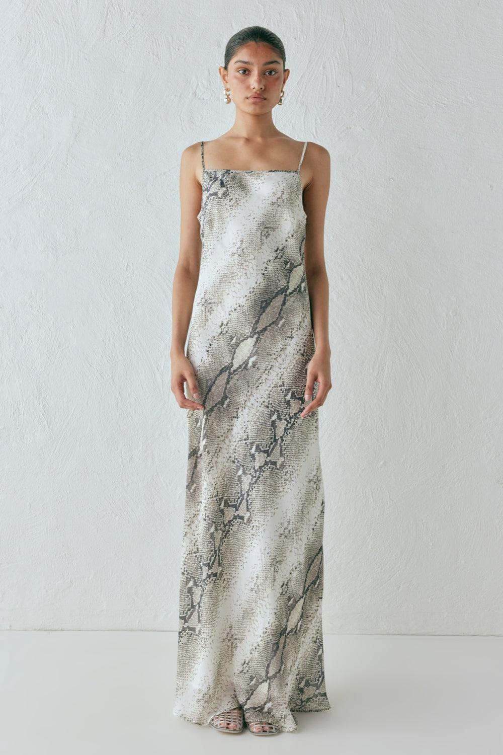 Ema Maxi Dress Snake Product Image