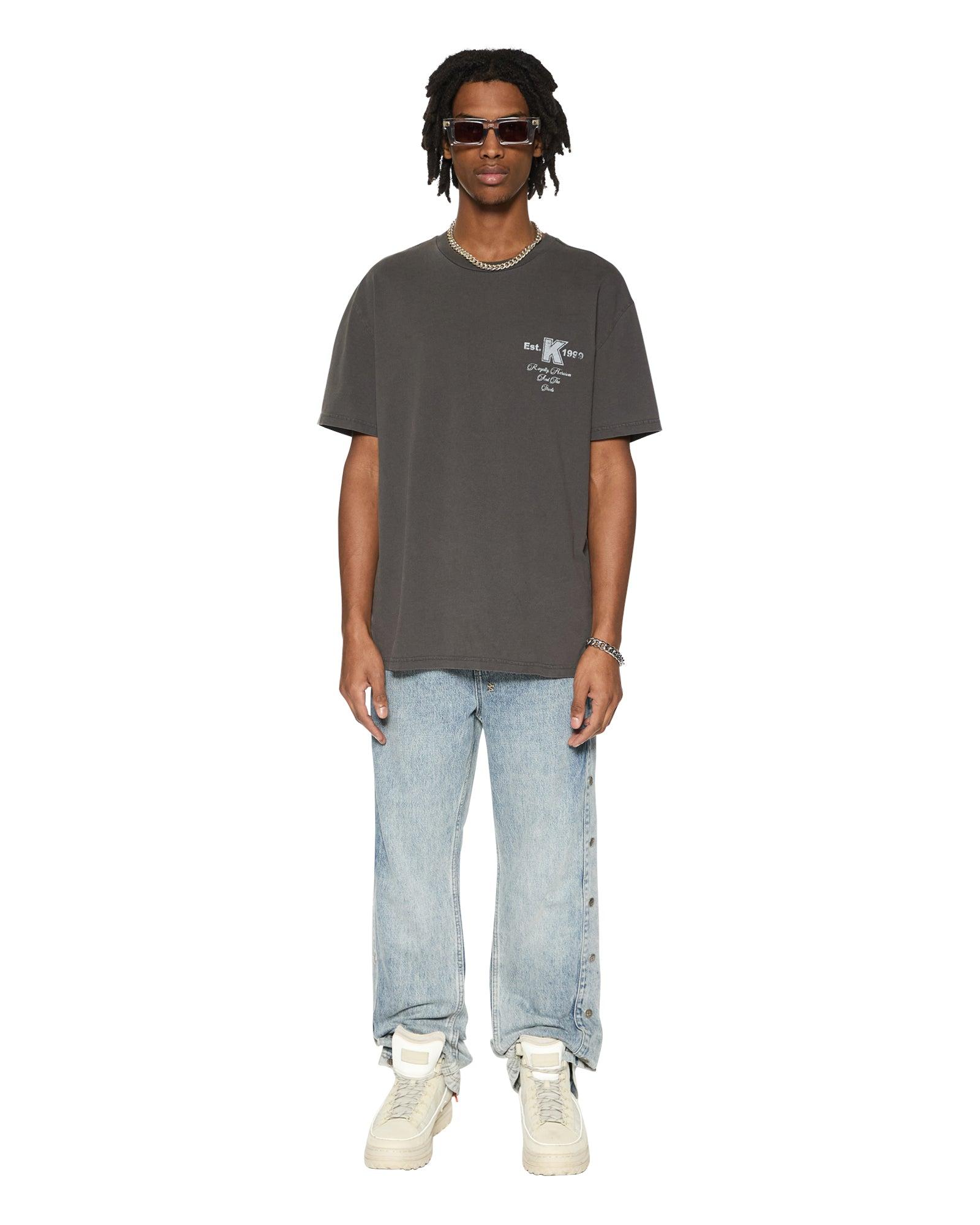 LOCK UP BIGGIE SS TEE FADED BLACK Male Product Image