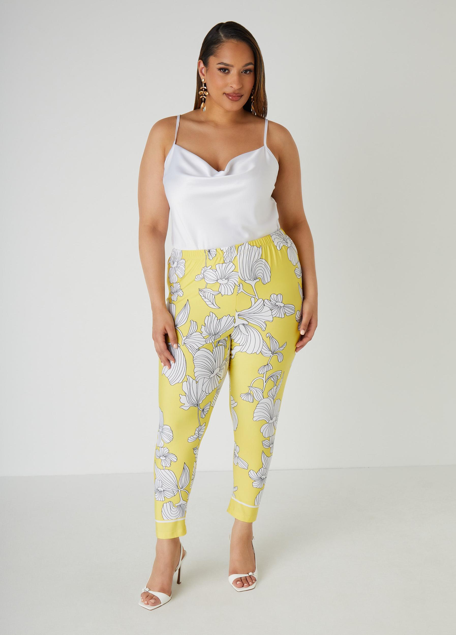 Floral Print High Rise Leggings Product Image