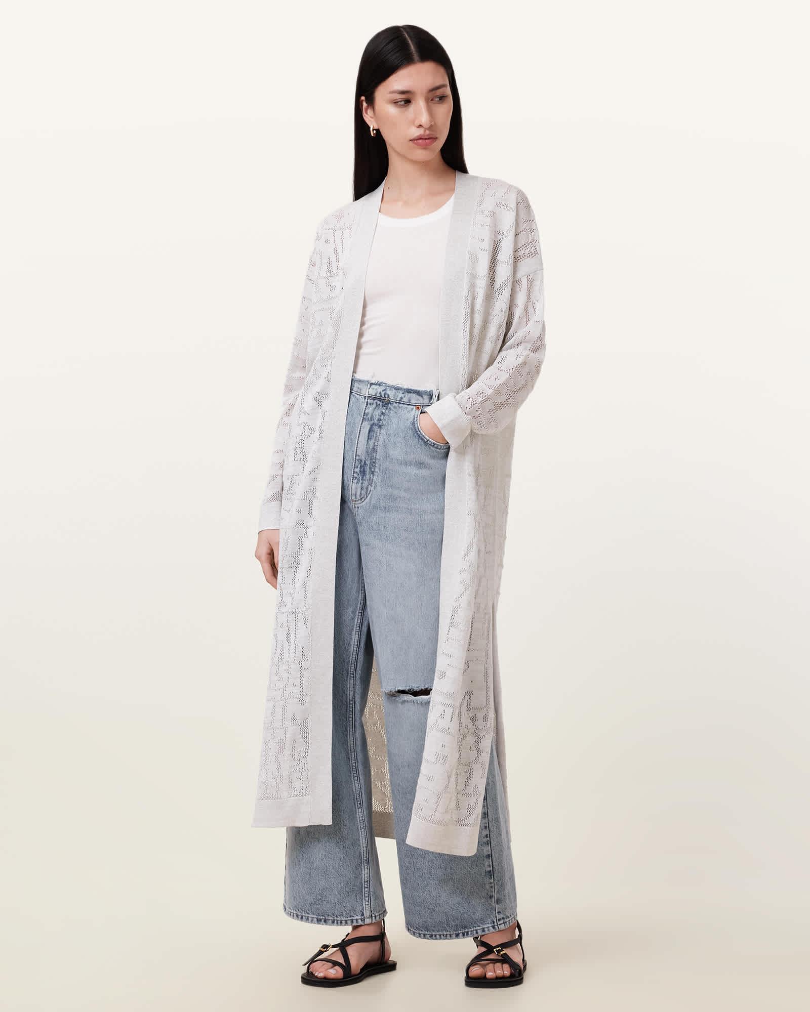 Kaito Open Knit Cardigan Product Image