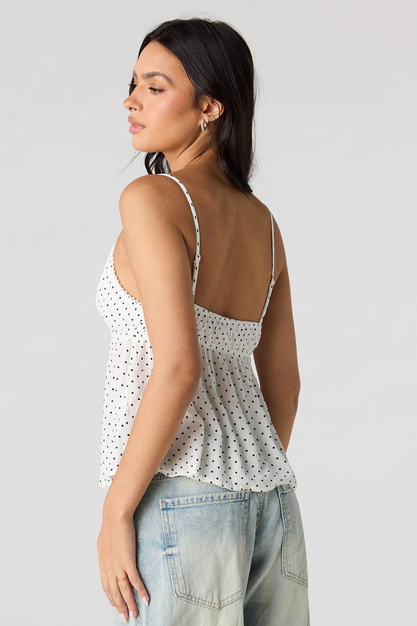 Printed Babydoll Tank Female Product Image