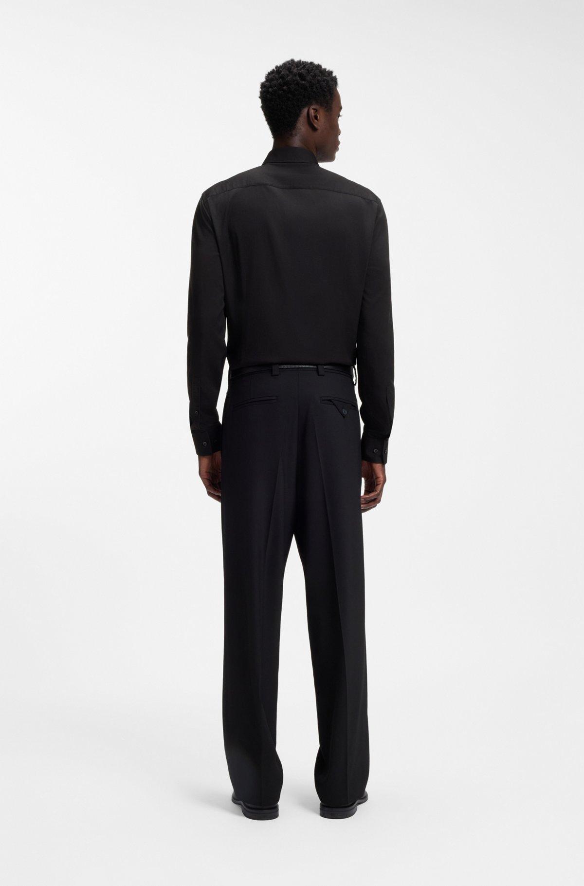 Slim-fit shirt in stretch twill Product Image