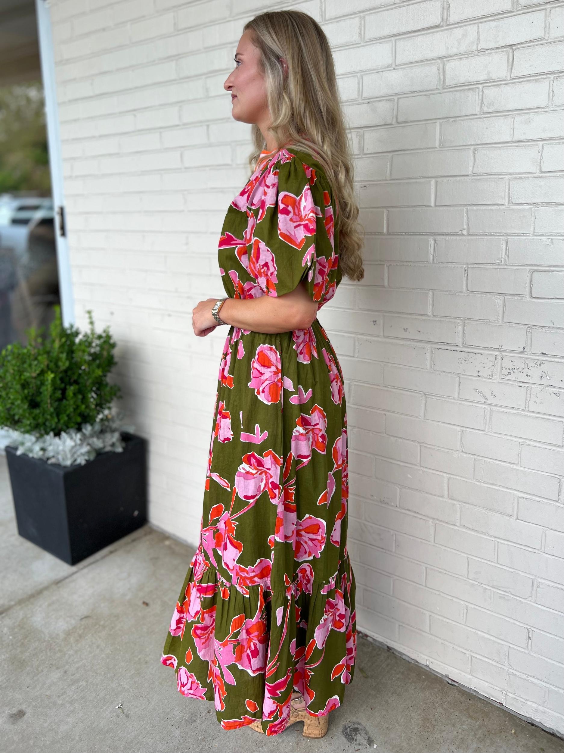 Shane Floral Maxi Dress Product Image