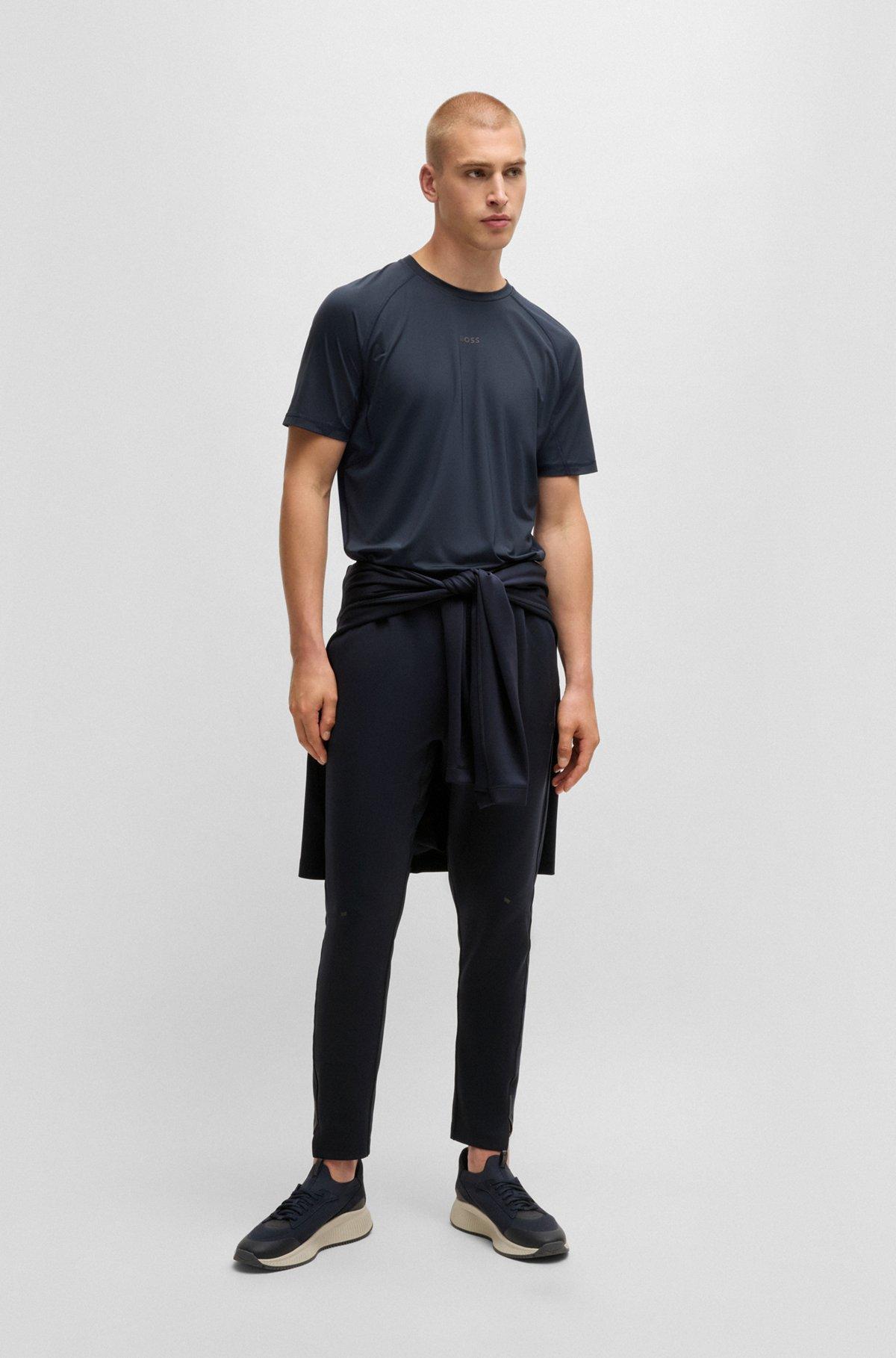 Active tracksuit bottoms in stretch fabric with moisture management Product Image