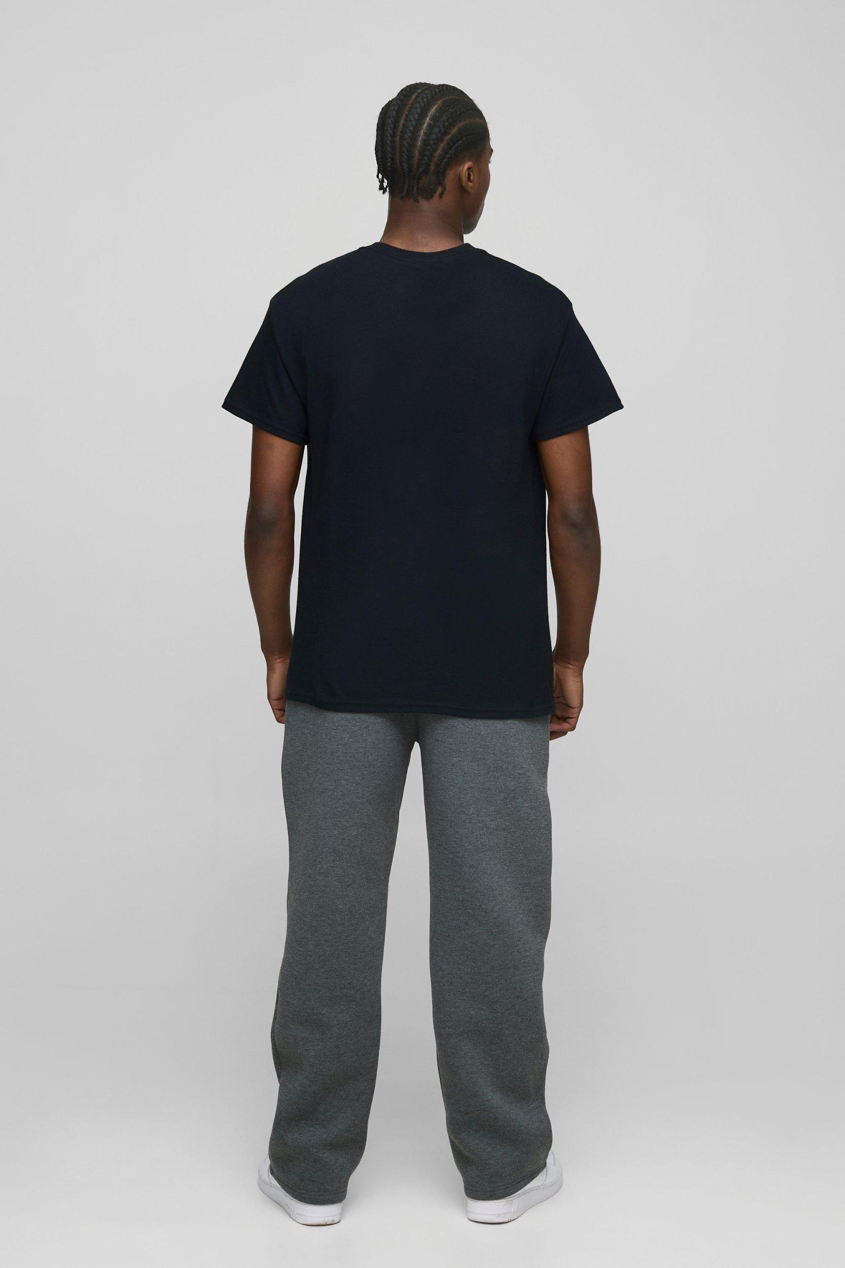 MAN. Basic Crew Neck T-shirt | boohooMAN USA Product Image