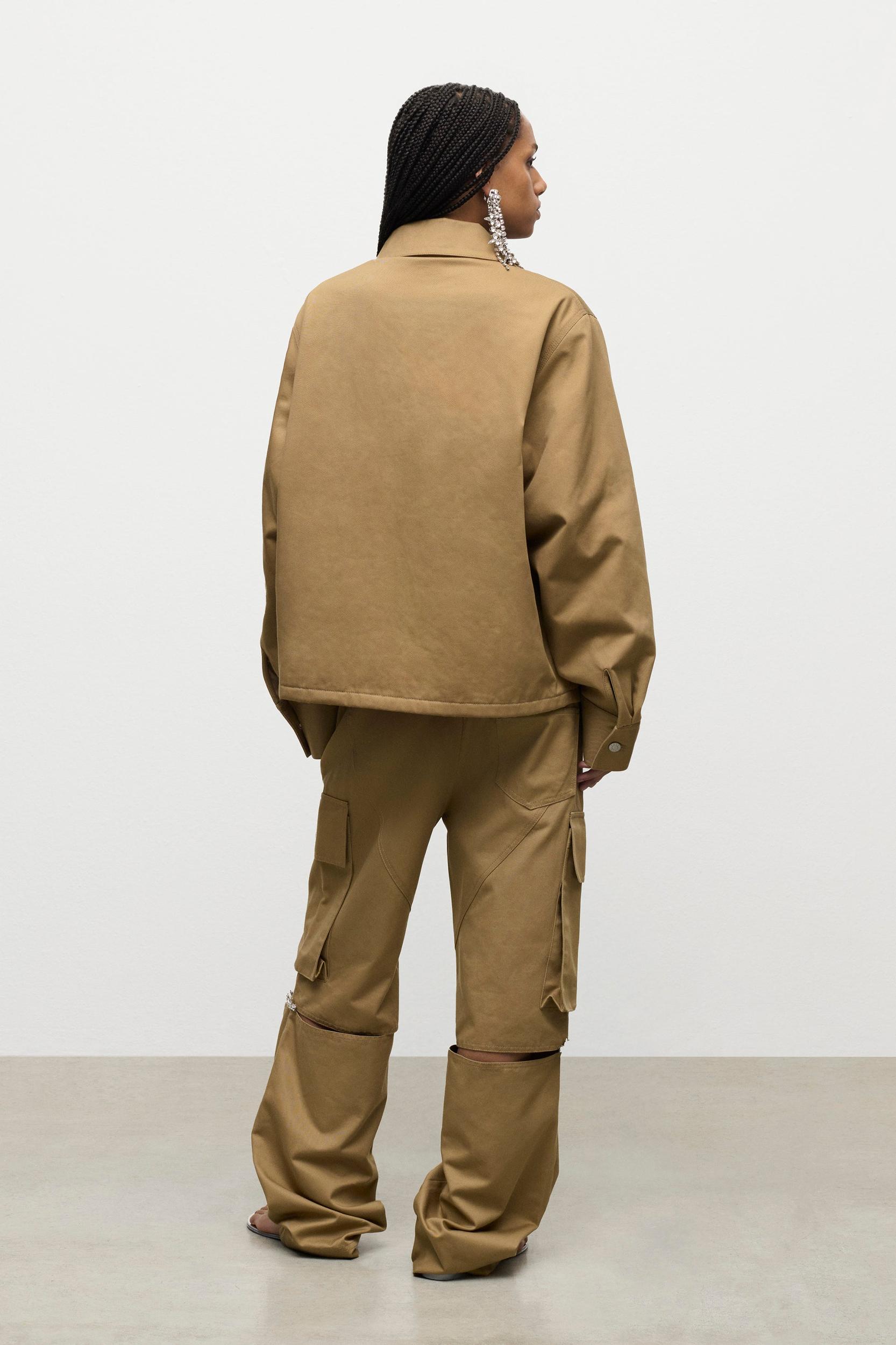 Crystal Slit Cargo Pant Product Image