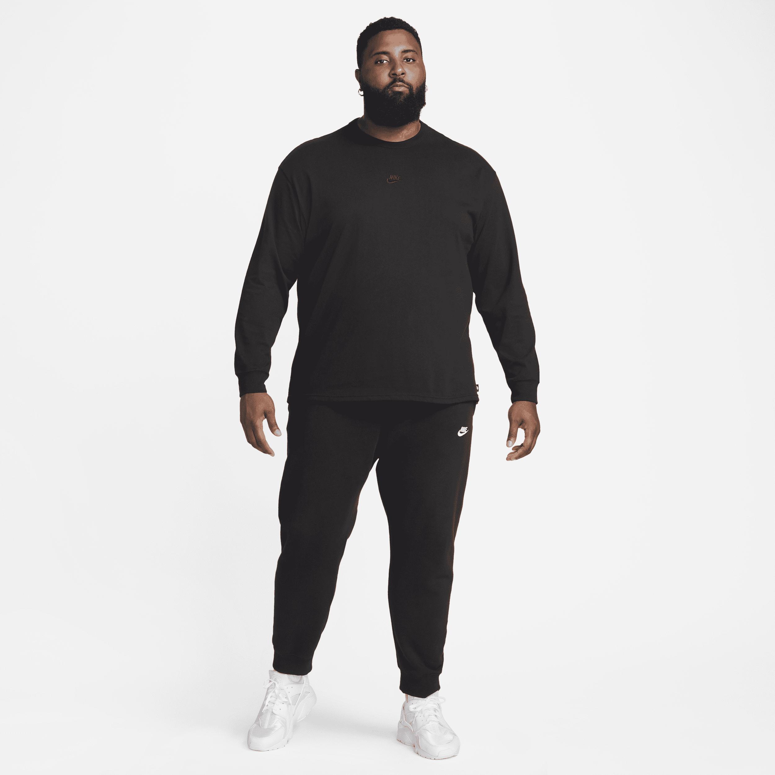 Mens Nike Sportswear Premium Essentials Long-Sleeve T-Shirt | DO7390-010 Product Image
