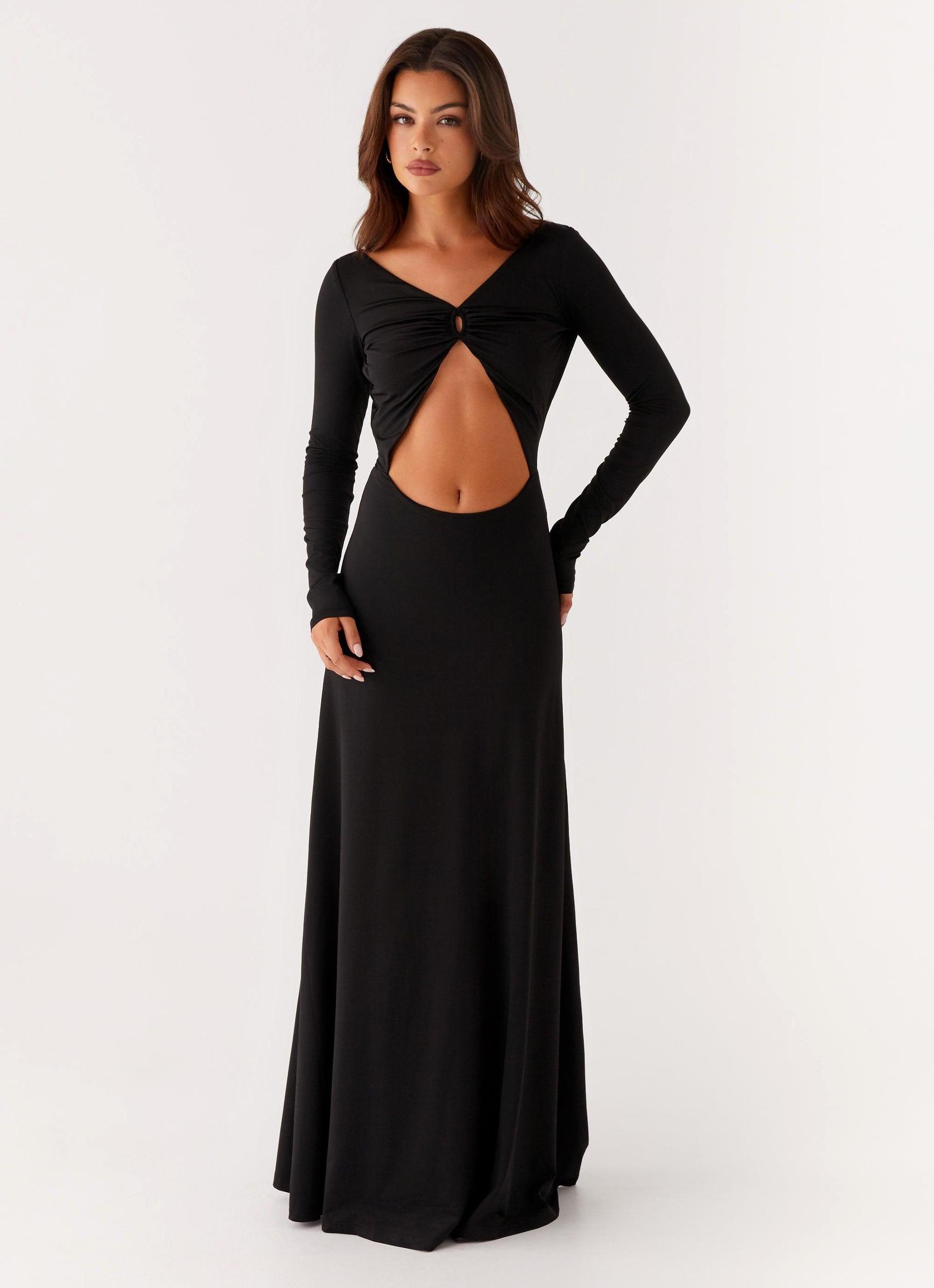 Peru Maxi Dress - Black Product Image