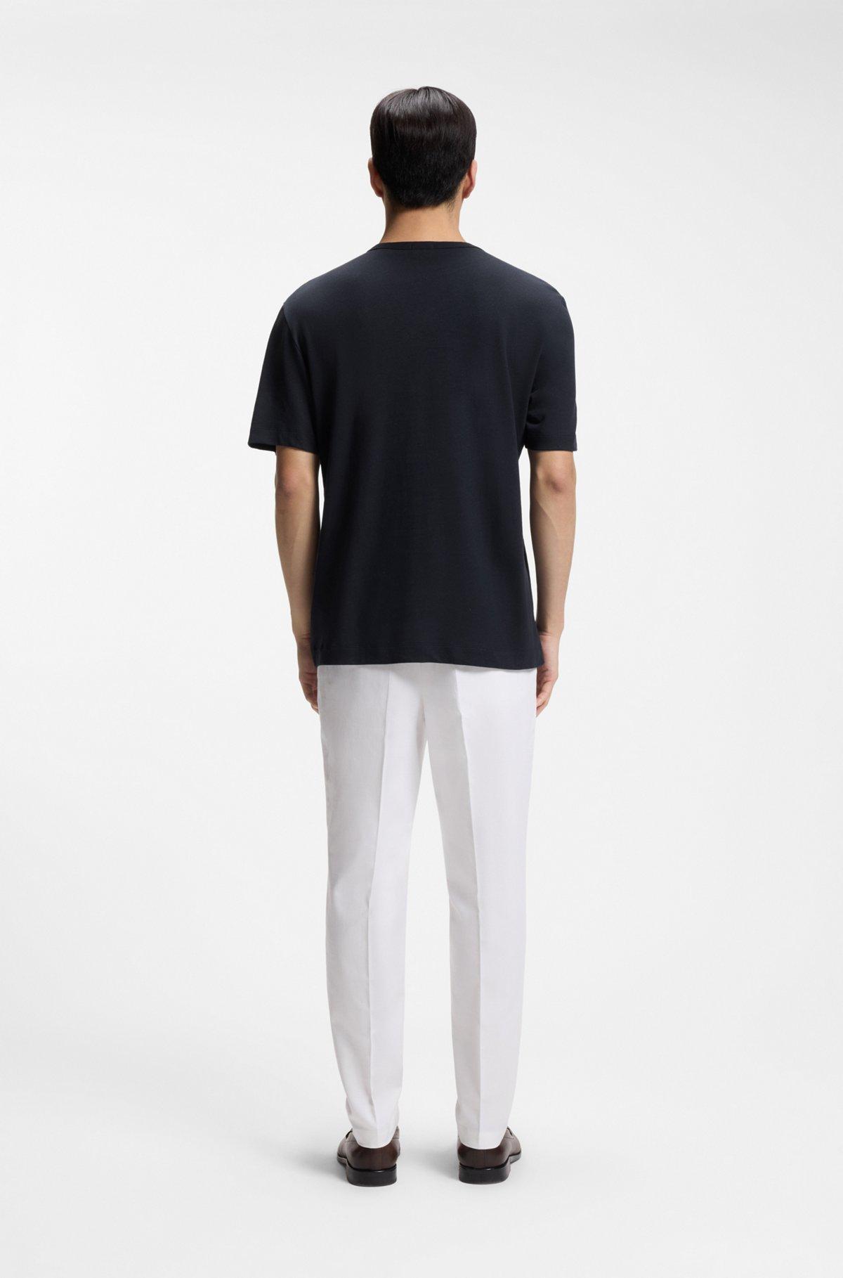Cotton-linen T-shirt in a regular fit Product Image