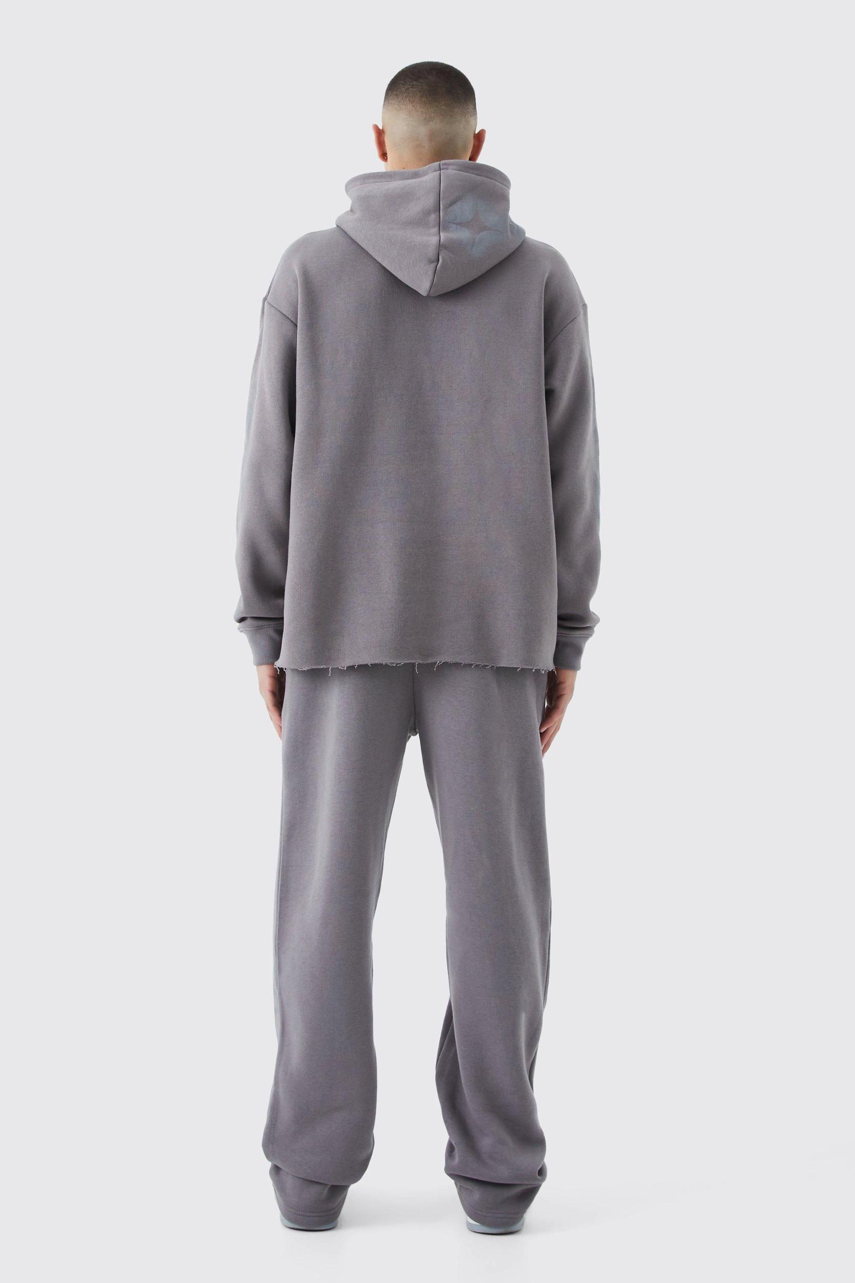 Relaxed Graffiti Applique Sweatpants | boohooMAN USA Product Image