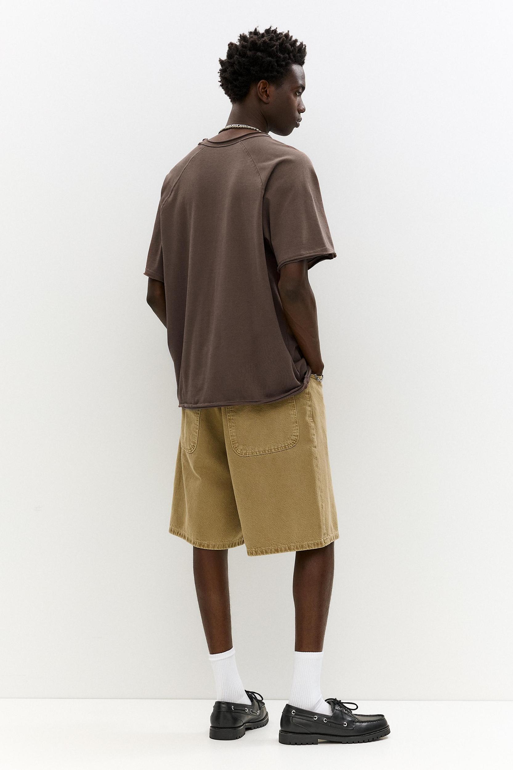 Short sleeve T-shirt with piping Product Image