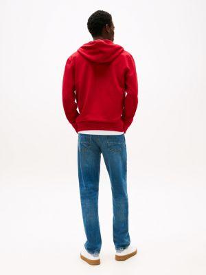 Embroidered Monotype Logo Zip Hoodie Product Image