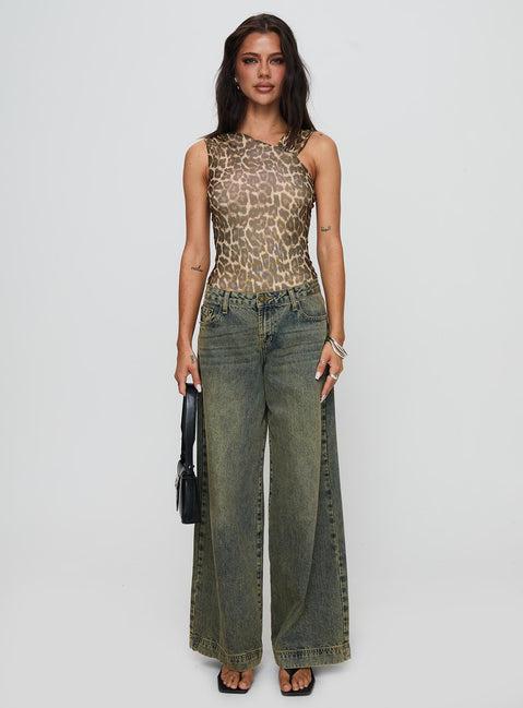 Serenata Bodysuit Leopard Product Image