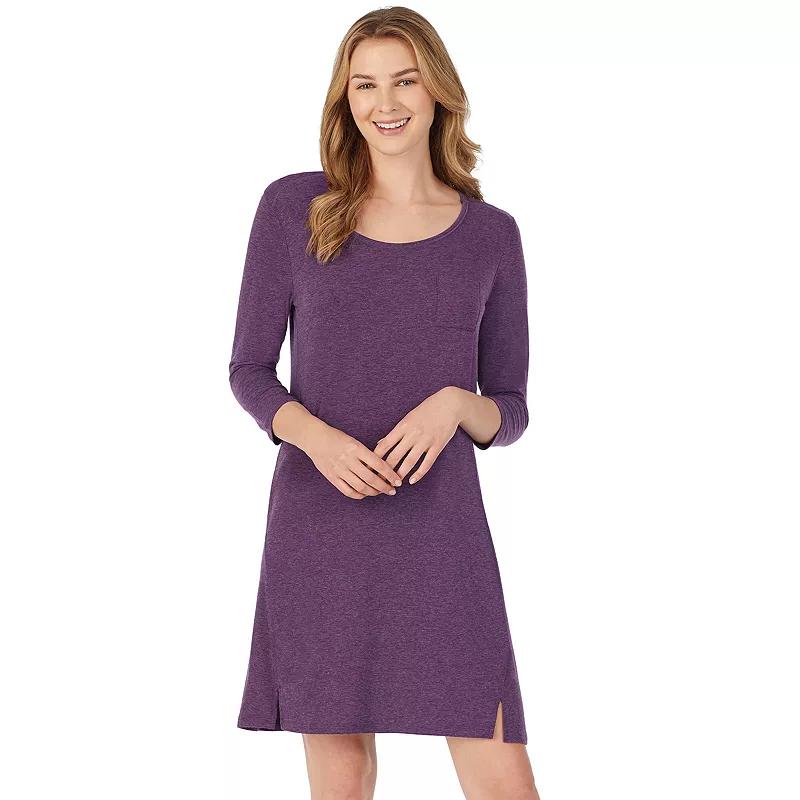 Women’s Cuddl Duds® Essentials 3/4 Sleeve Sleepshirt, Women's,  Product Image