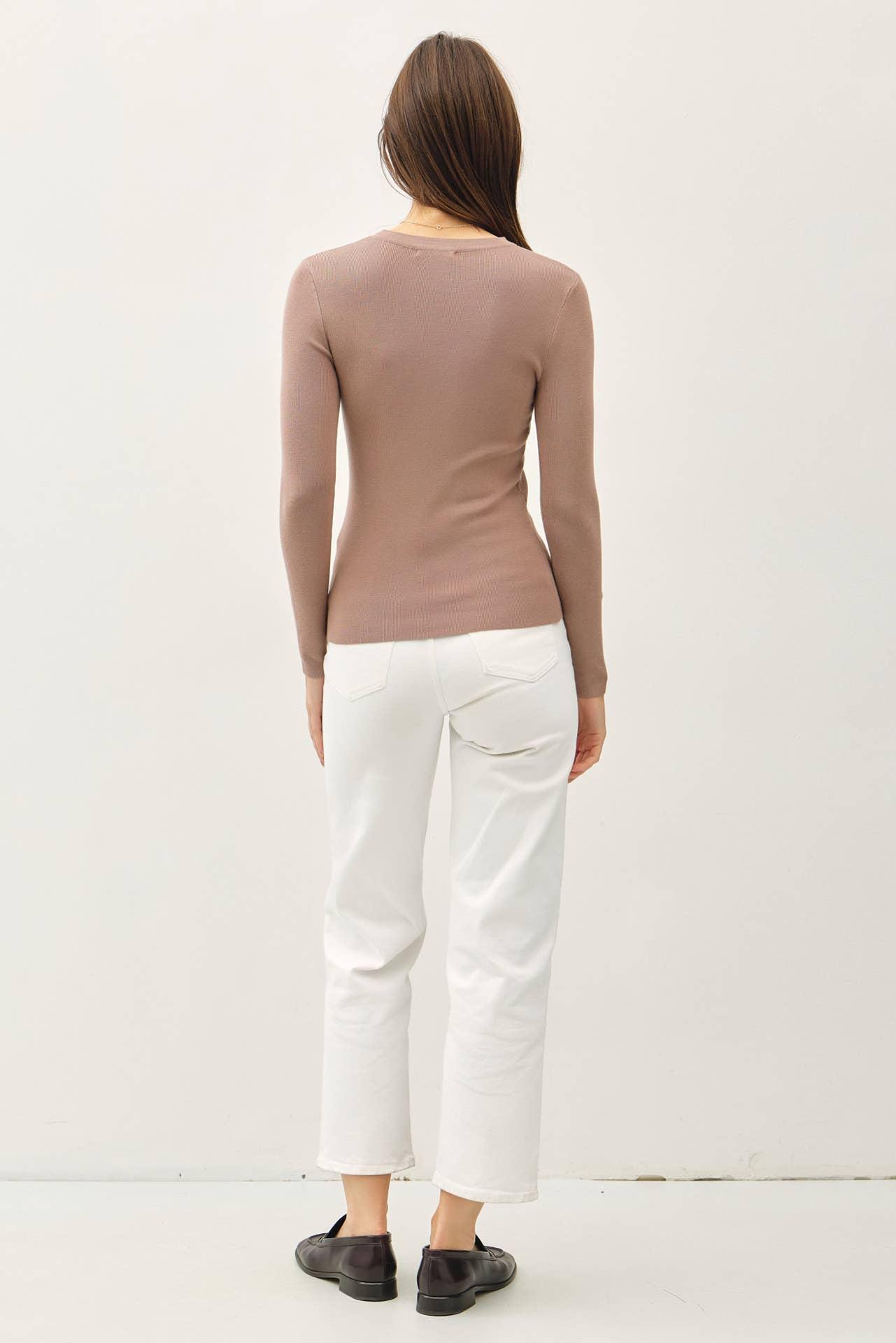 UB BASICS: MAKE YOUR CHOICE RIBBED TOP *FS Product Image