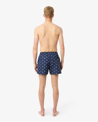 Crocodile Print Swim Trunks Product Image
