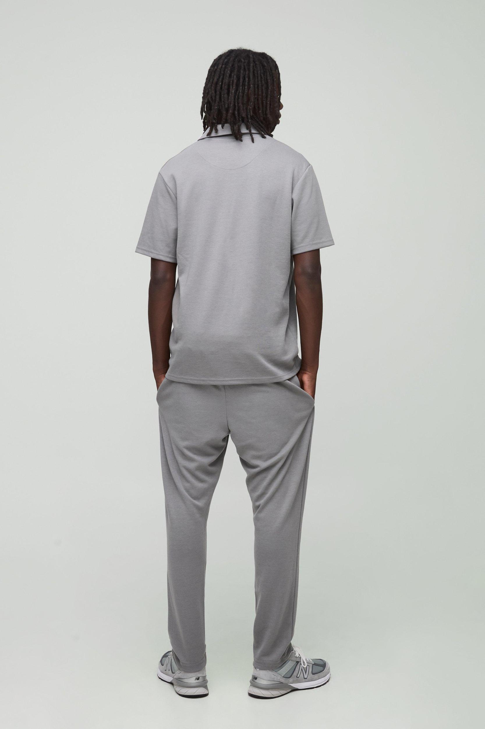 Regular Fit Short Sleeve Smart Polo | boohooMAN USA Product Image