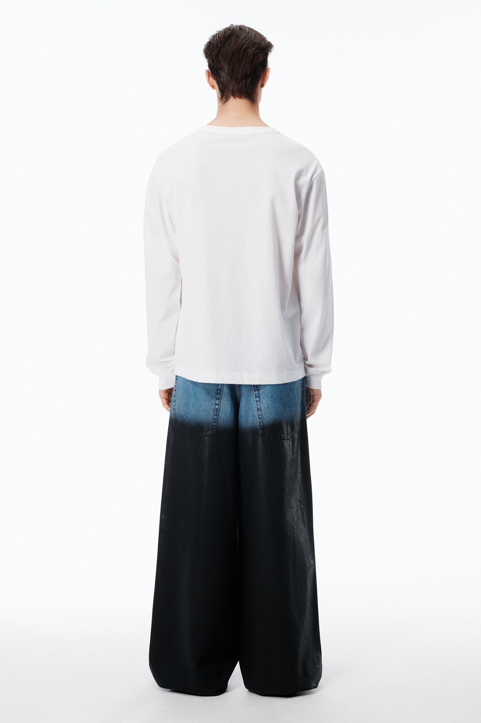 Unisex Long Sleeve Tee In High Twist Jersey Product Image