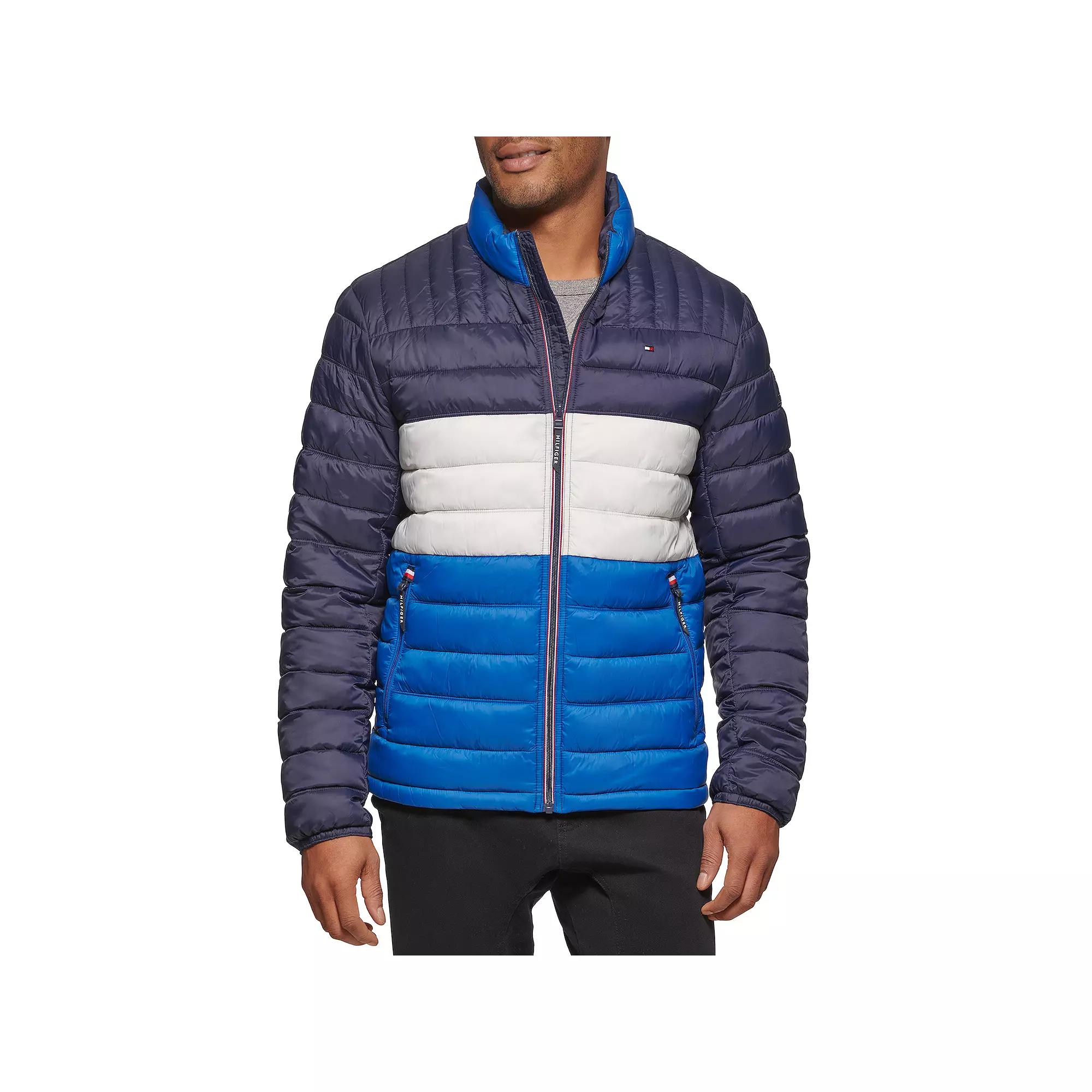 Big & Tall Tommy Hilfiger Stand Collar Packable Puffer Jacket, Men's,  Product Image