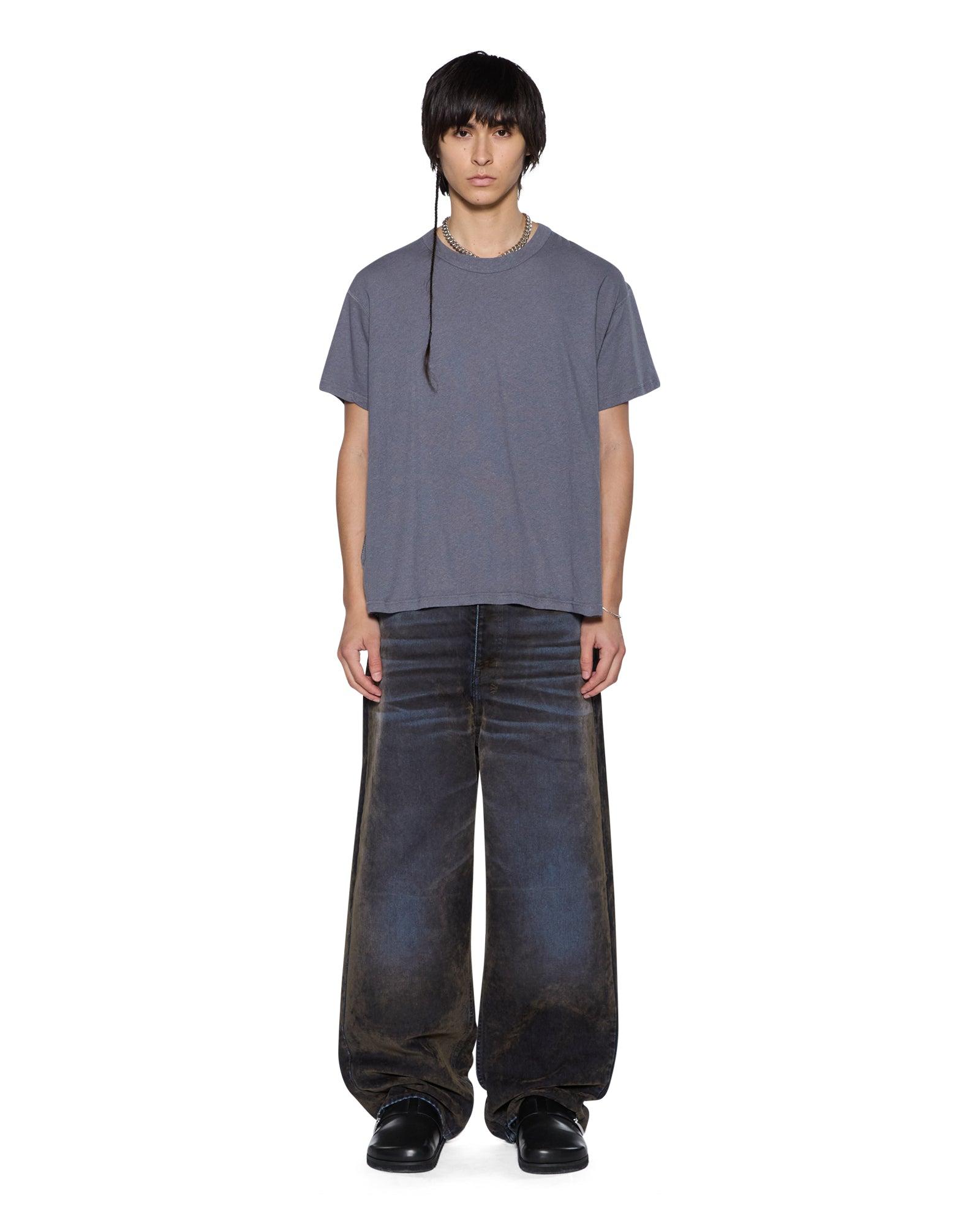 SLUB SID SS TEE CHARCOAL Male Product Image