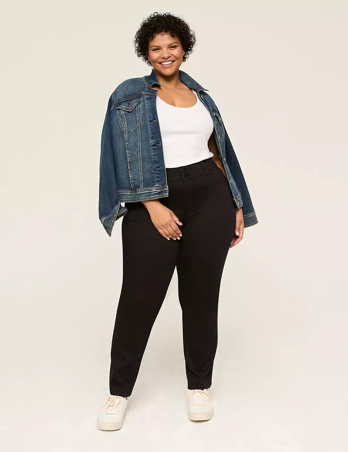 Tighter Tummy Fit High-Rise Slim Straight Jean Product Image