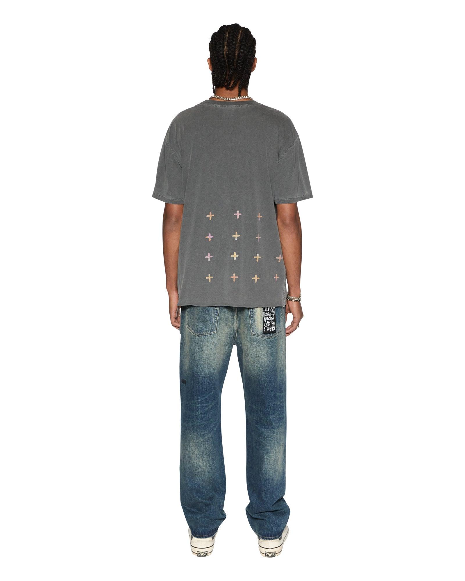 WORLD ORDER BIGGIE SS TEE CHARCOAL Male Product Image