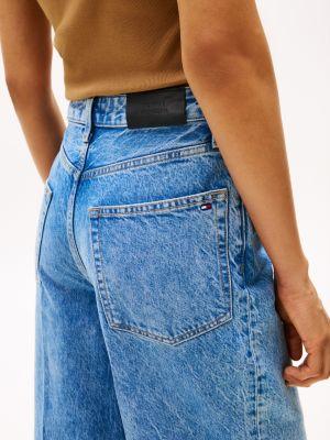 Medium Wash High-Rise Wide Leg Jean Product Image