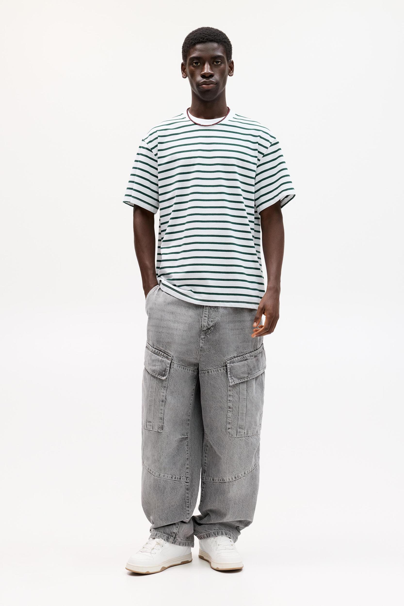 Striped short sleeve T-shirt Product Image