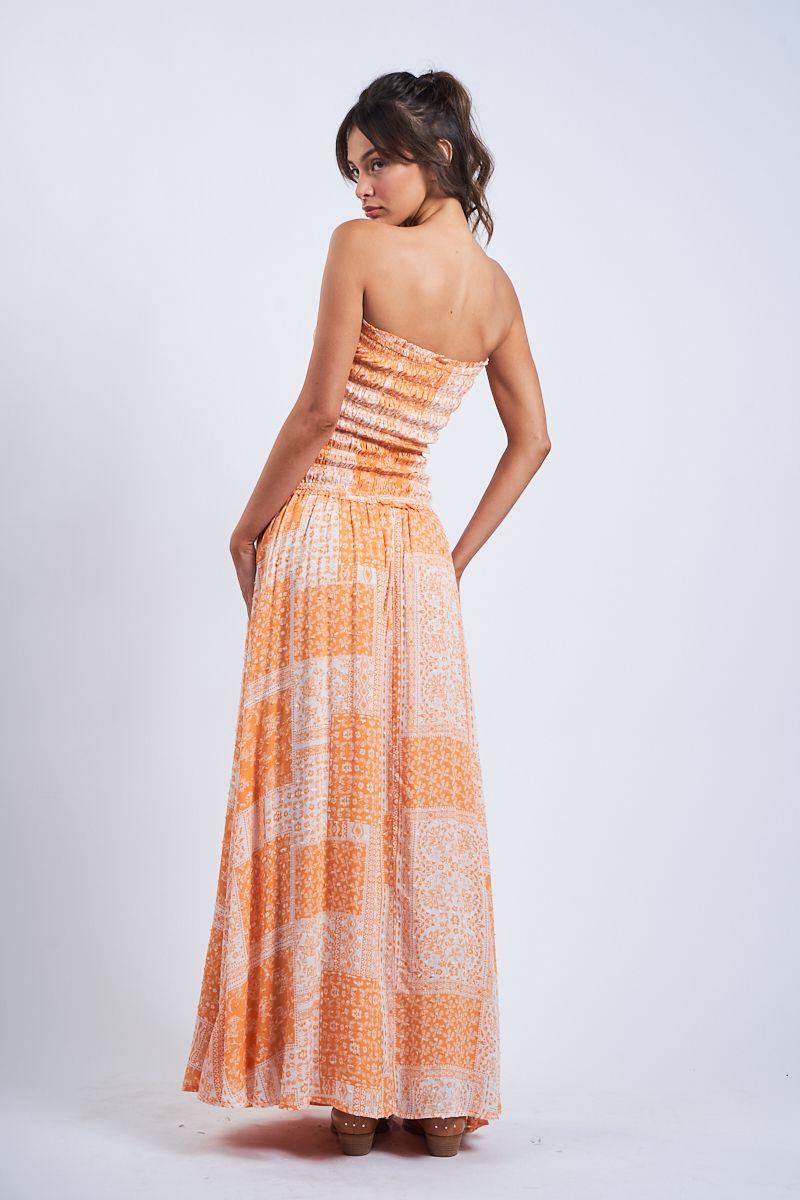 Ibiza Sunkissed Patchwork Maxi Dress Product Image